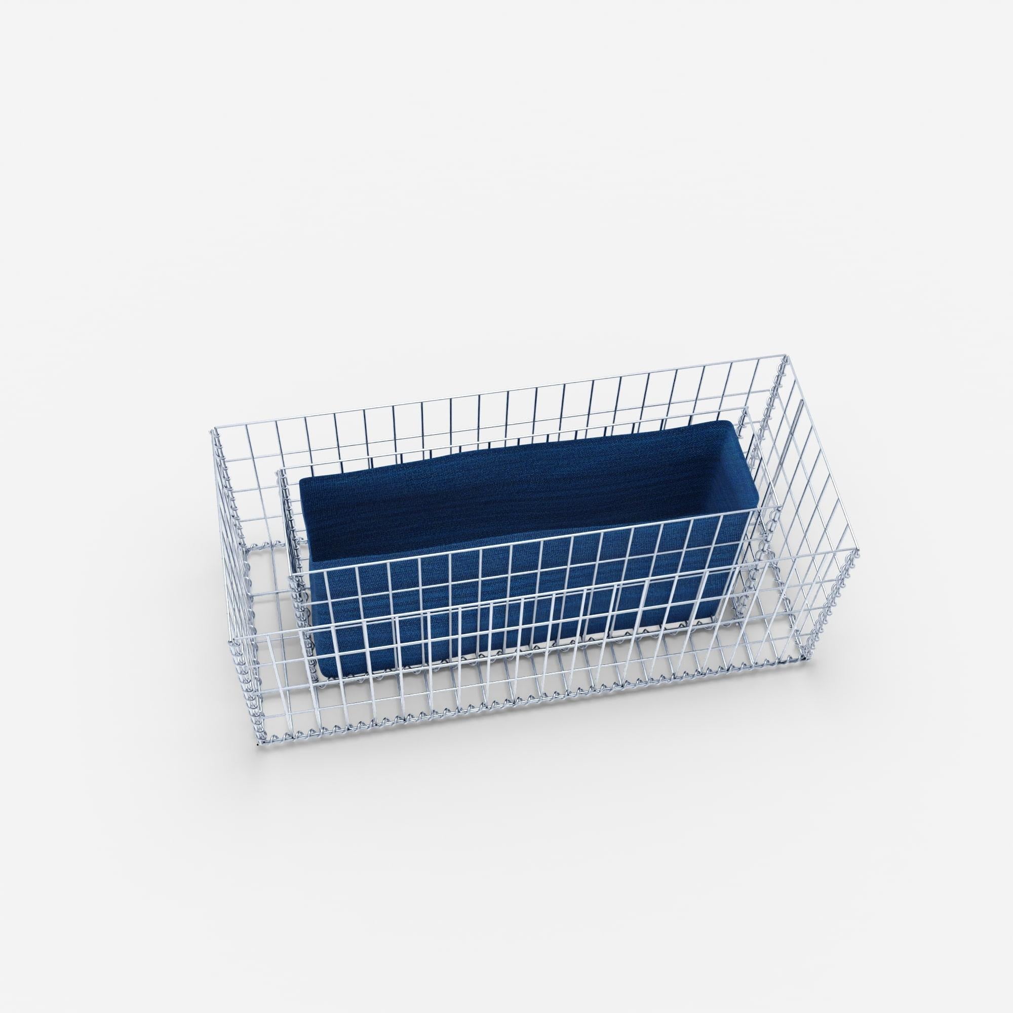 Högbädd, fyrkantig 100 cm x 40 cm x 40 cm (L x H x D), maskstorlek 5 x 10 cm, väggtjocklek 10 cm