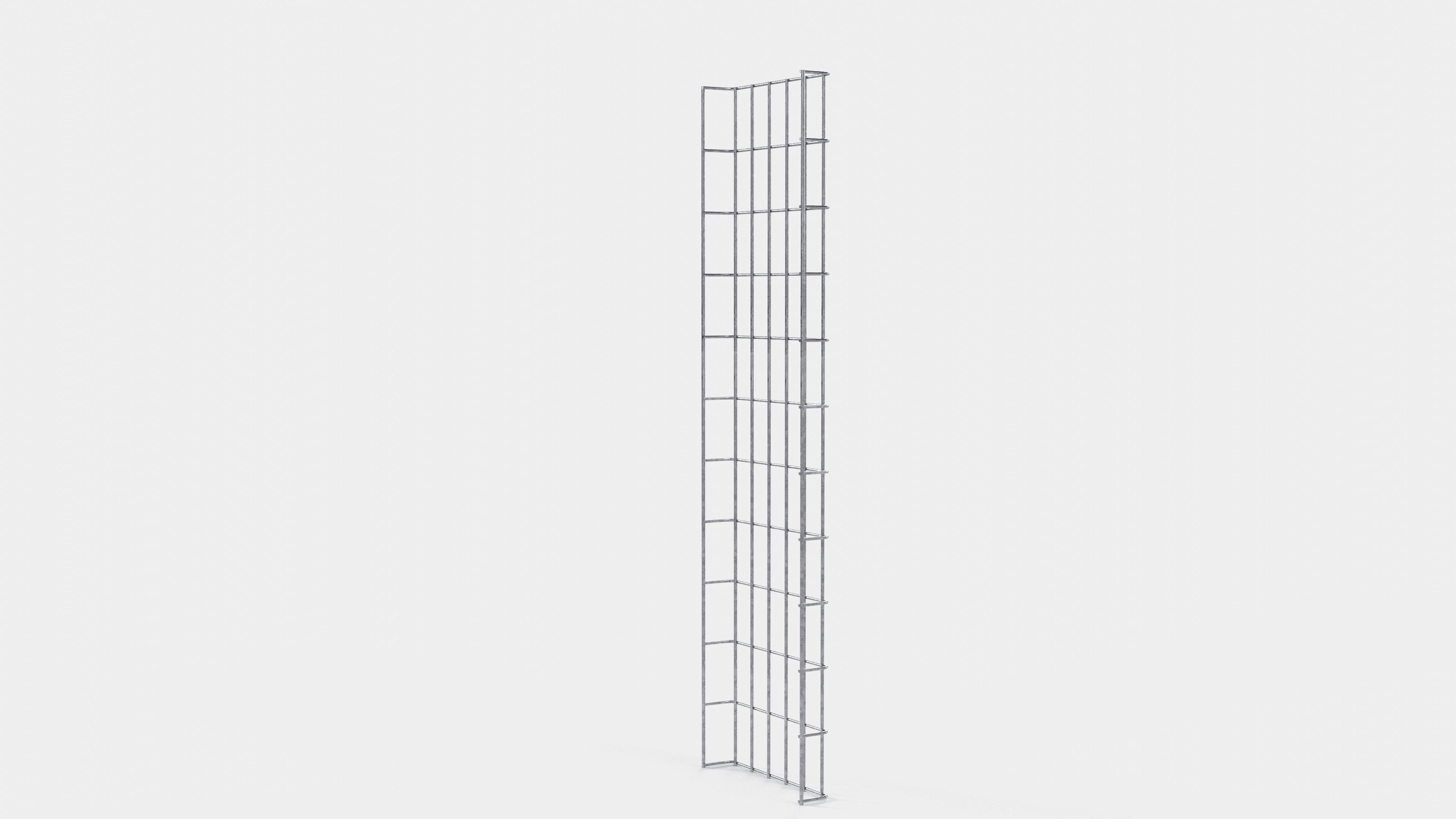 Enrejado Altura 110 cm, profundidad 5 cm, luz de malla 5 x 10 cm