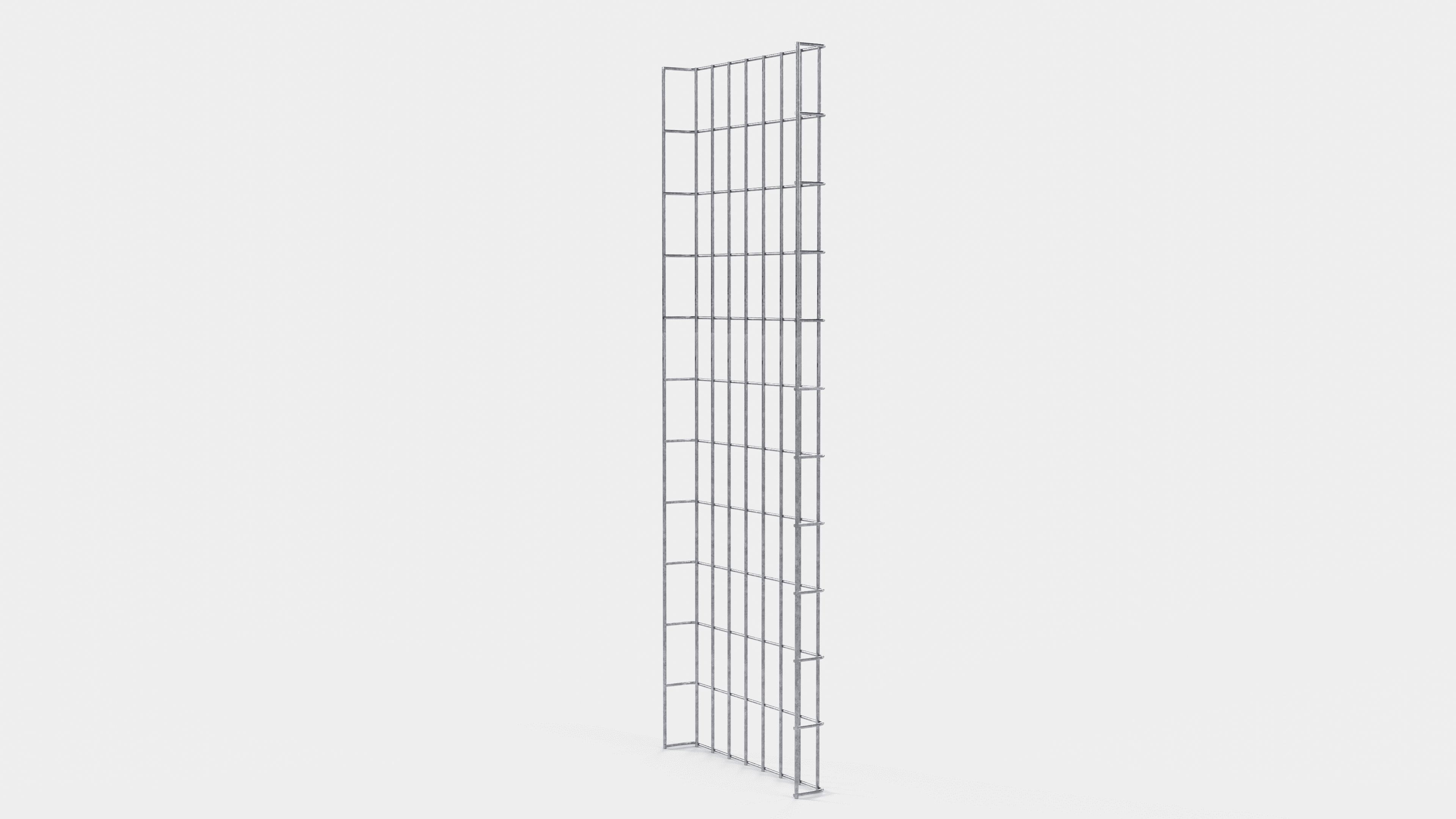 Enrejado Altura 110 cm, profundidad 5 cm, luz de malla 5 x 10 cm