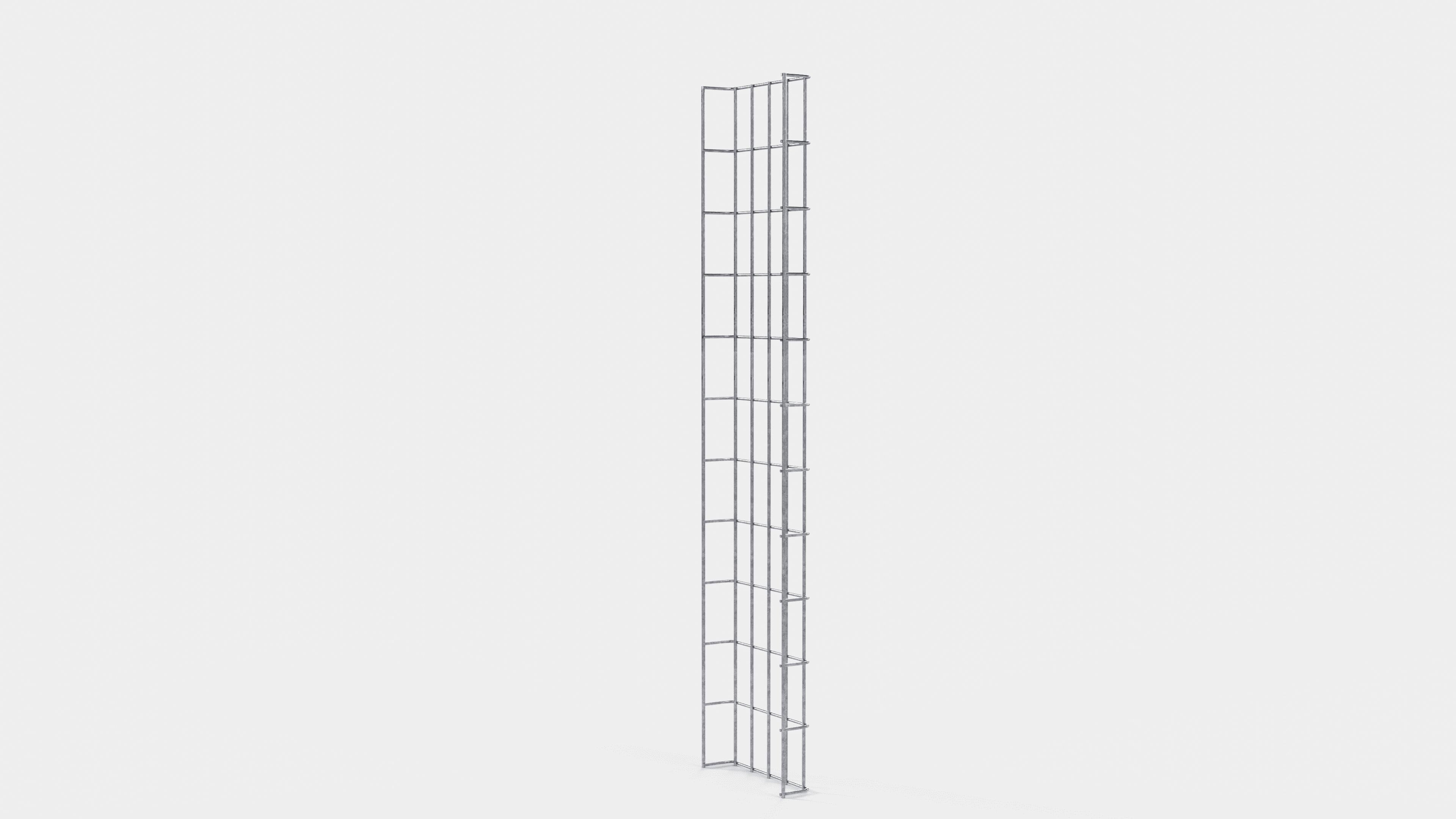Enrejado Altura 110 cm, profundidad 5 cm, luz de malla 5 x 10 cm