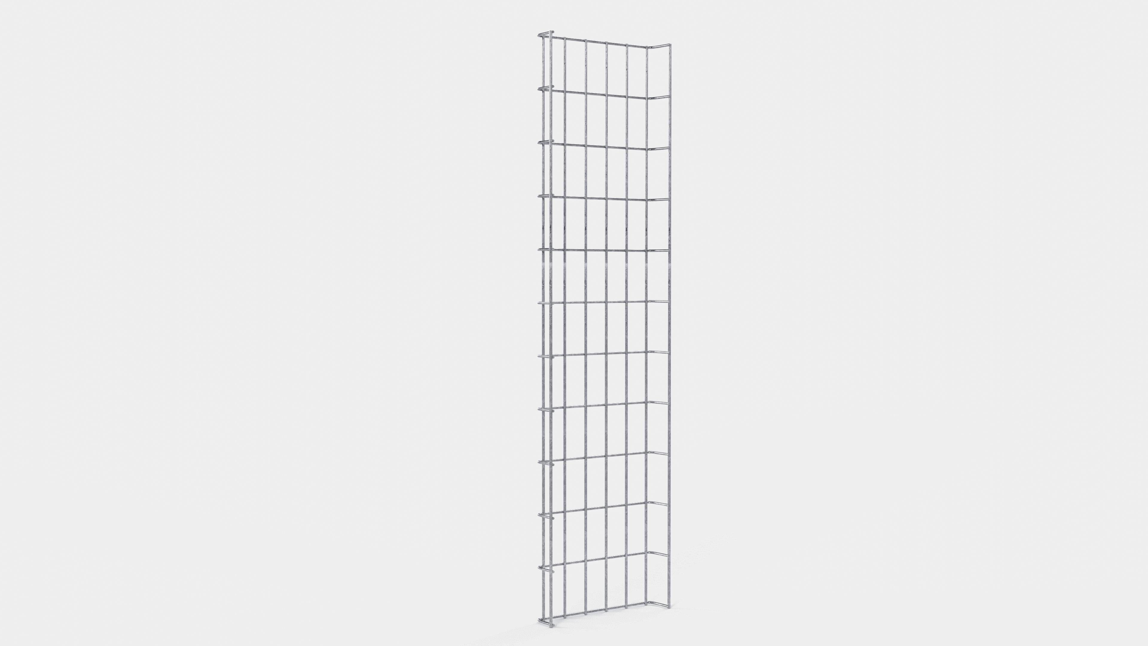 Enrejado Altura 110 cm, profundidad 5 cm, luz de malla 5 x 10 cm