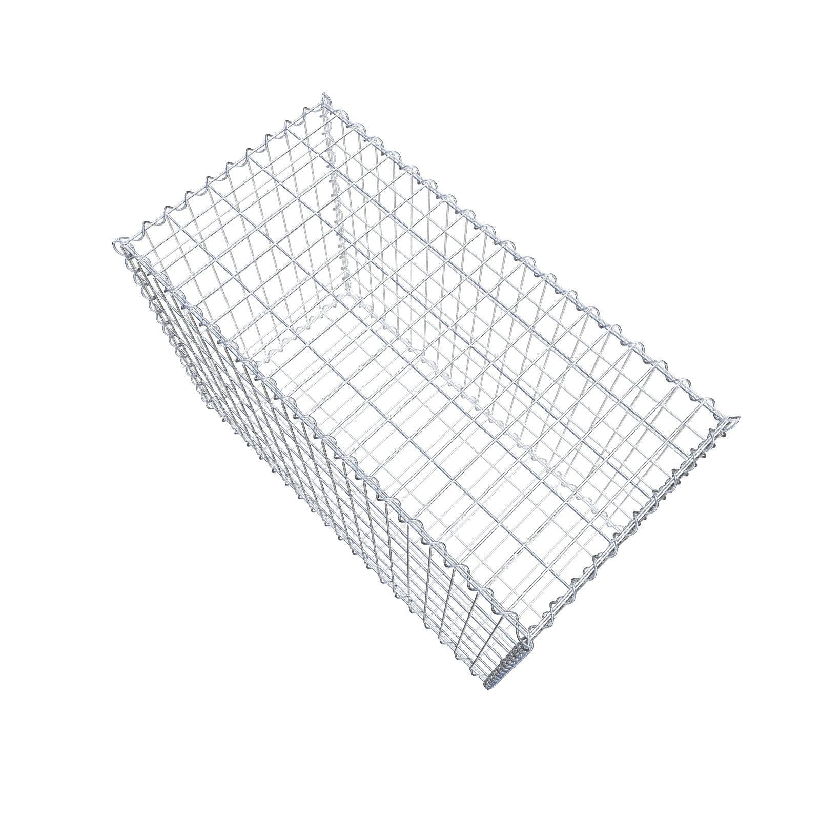 Gabion 100 cm x 70 cm x 50 cm (L x H x P), mailles 5 cm x 10 cm, spirale