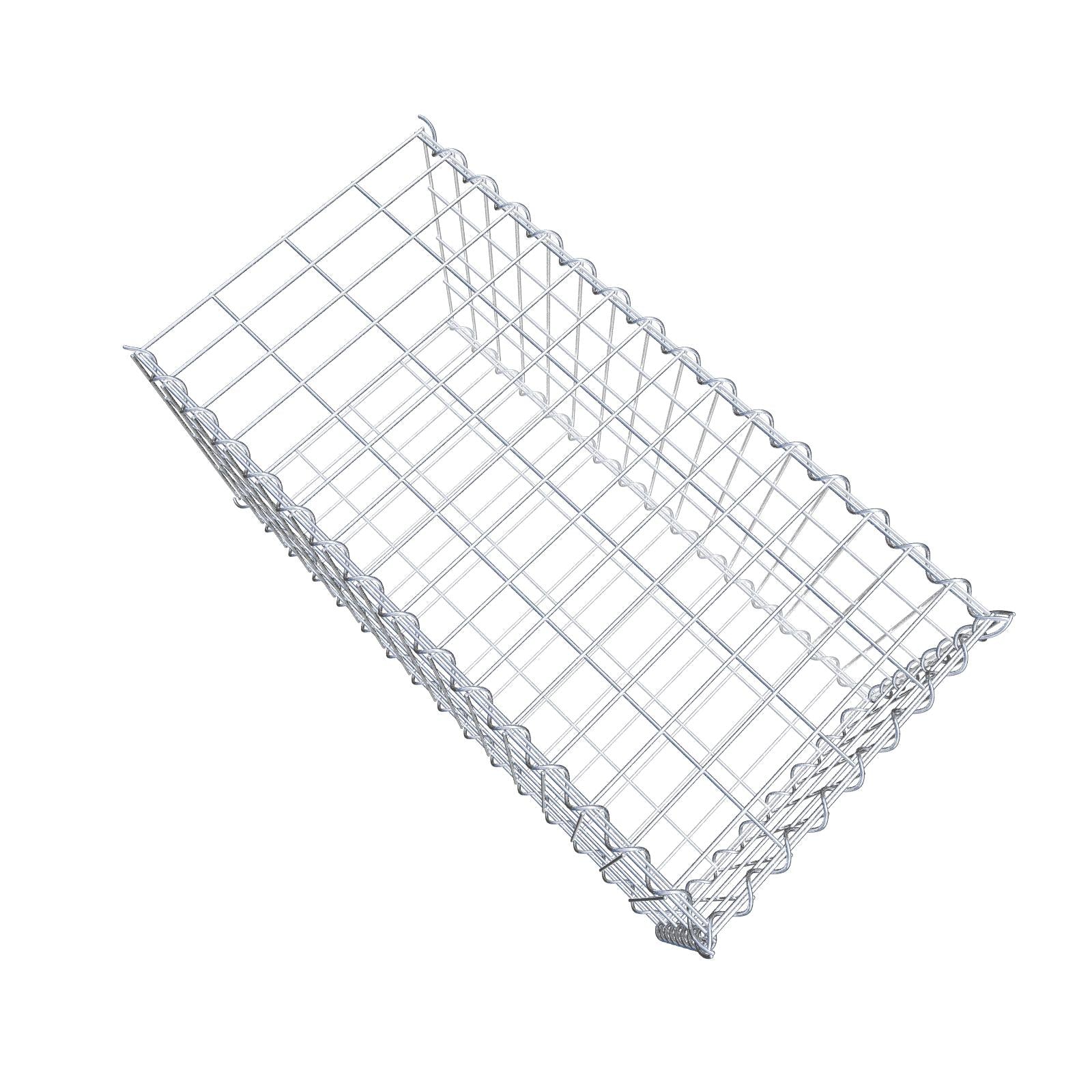 Add-on schanskorf type 2 80 cm x 40 cm x 40 cm (L x H x D), maaswijdte 5 cm x 10 cm, spiraalvormig
