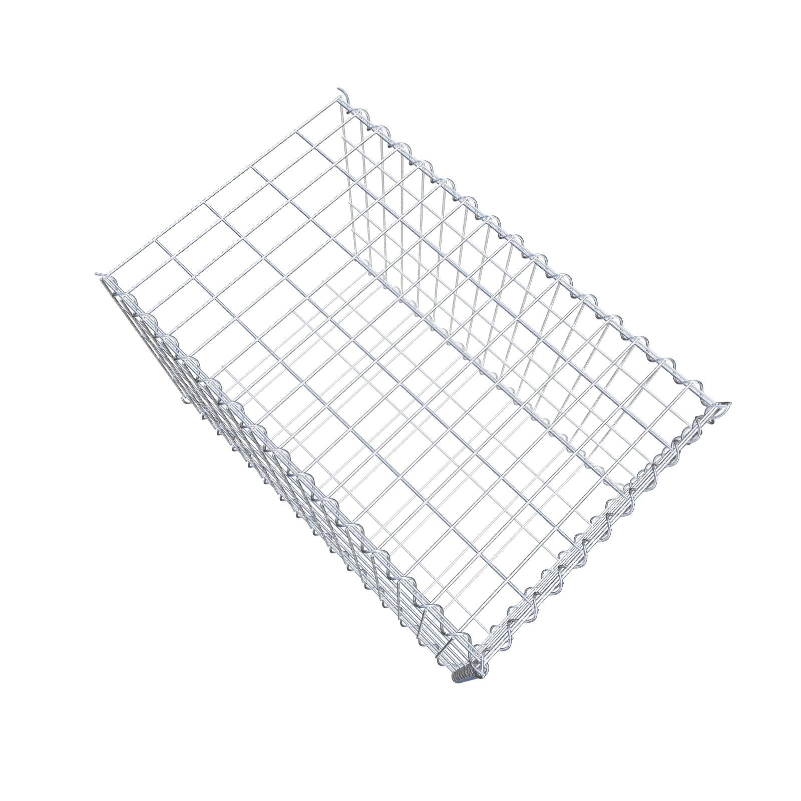 Add-on schanskorf type 2 80 cm x 50 cm x 50 cm (L x H x D), maaswijdte 5 cm x 10 cm, spiraalvormig