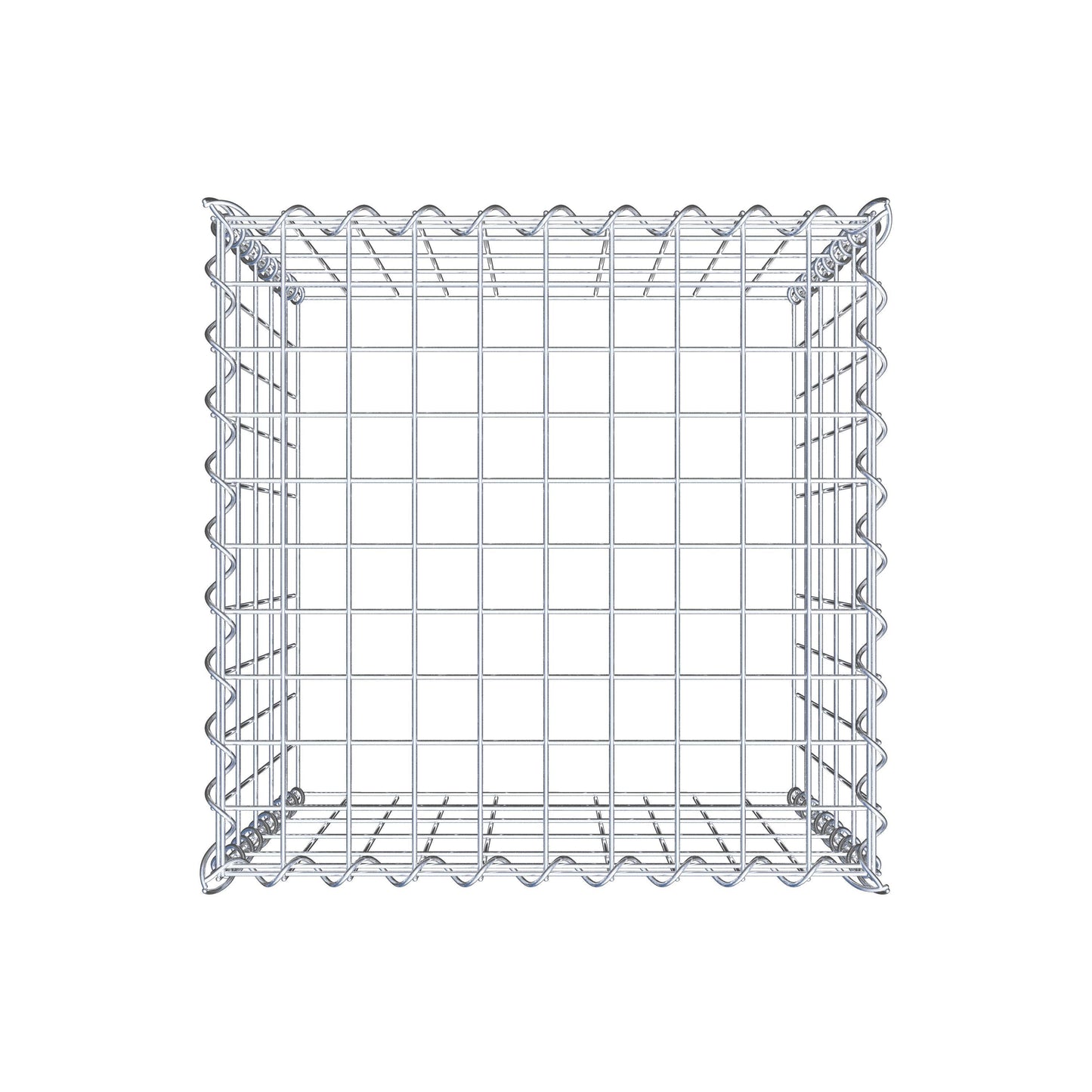 Påväxt gabion typ 3 50 cm x 50 cm x 50 cm (L x H x D), maskstorlek 5 cm x 10 cm, spiral