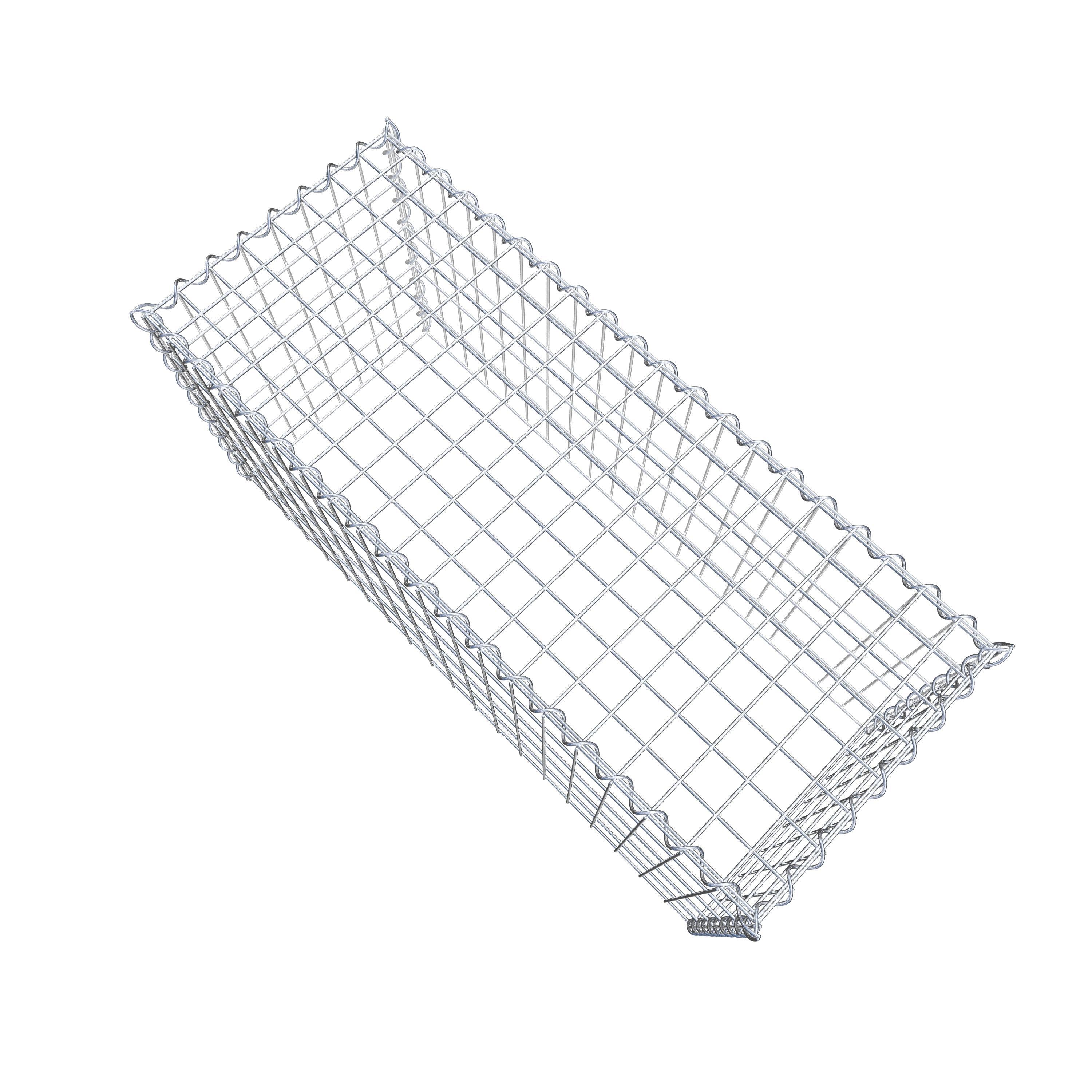 Add-on schanskorf type 3 100 cm x 50 cm x 40 cm (L x H x D), maaswijdte 5 cm x 10 cm, spiraalvormig