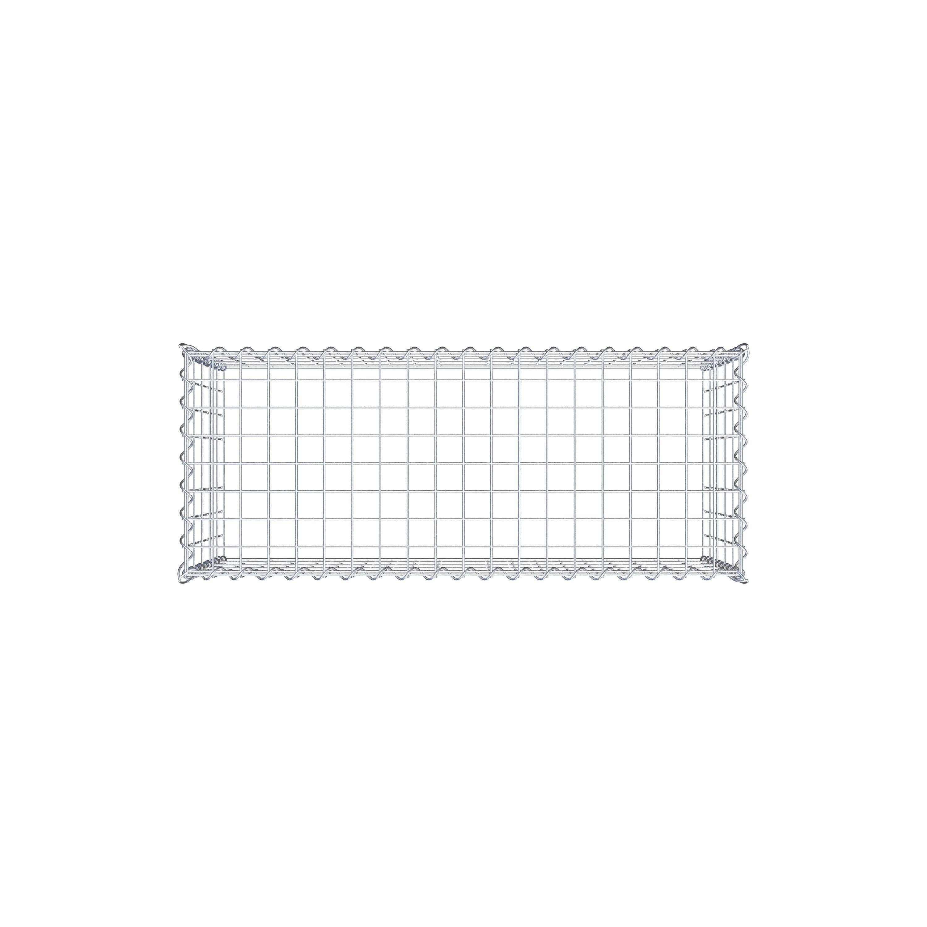 Add-on schanskorf type 3 100 cm x 50 cm x 40 cm (L x H x D), maaswijdte 5 cm x 10 cm, spiraalvormig