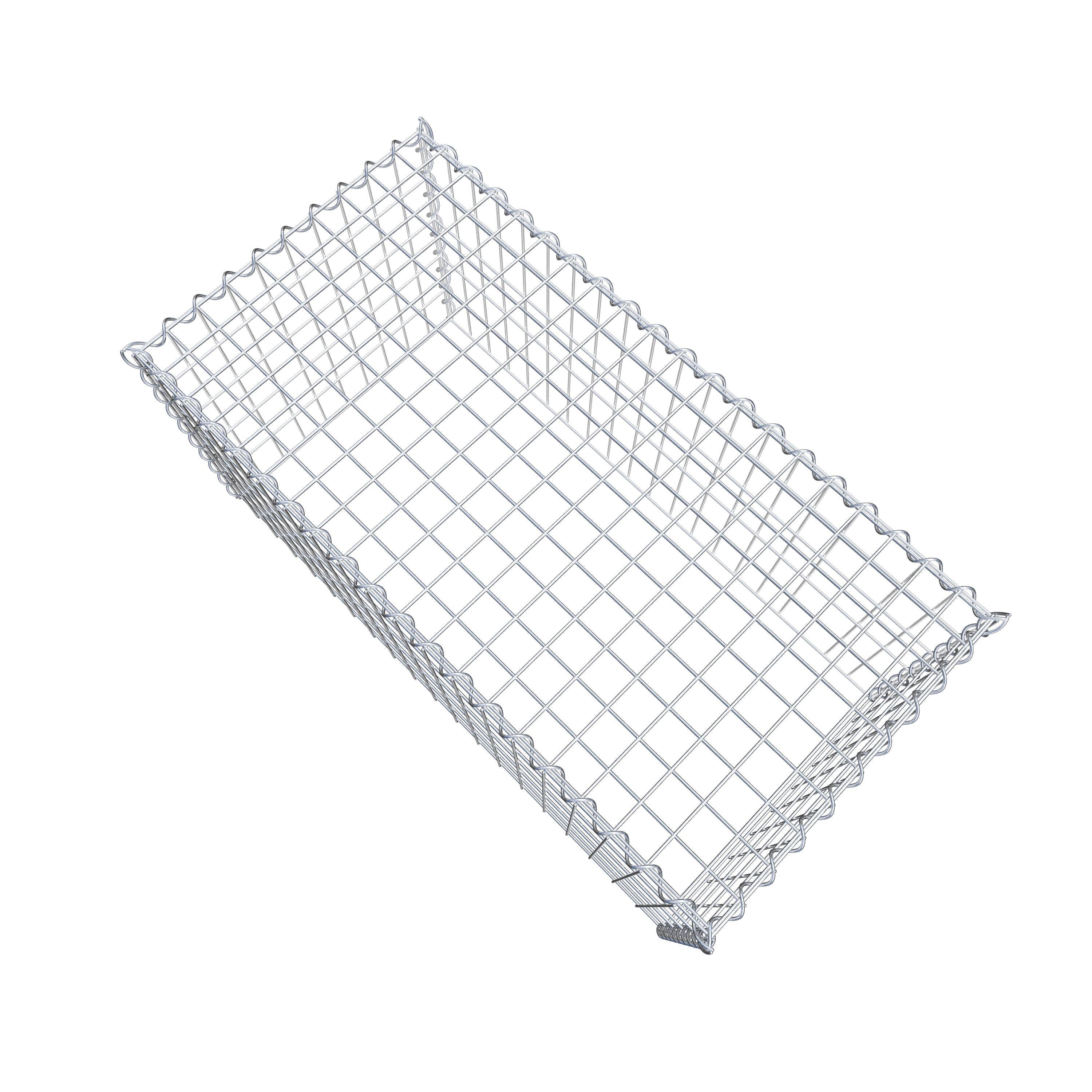 Gabion rapporté type 3 100 cm x 50 cm x 50 cm (L x H x P), mailles 5 cm x 10 cm, spirale