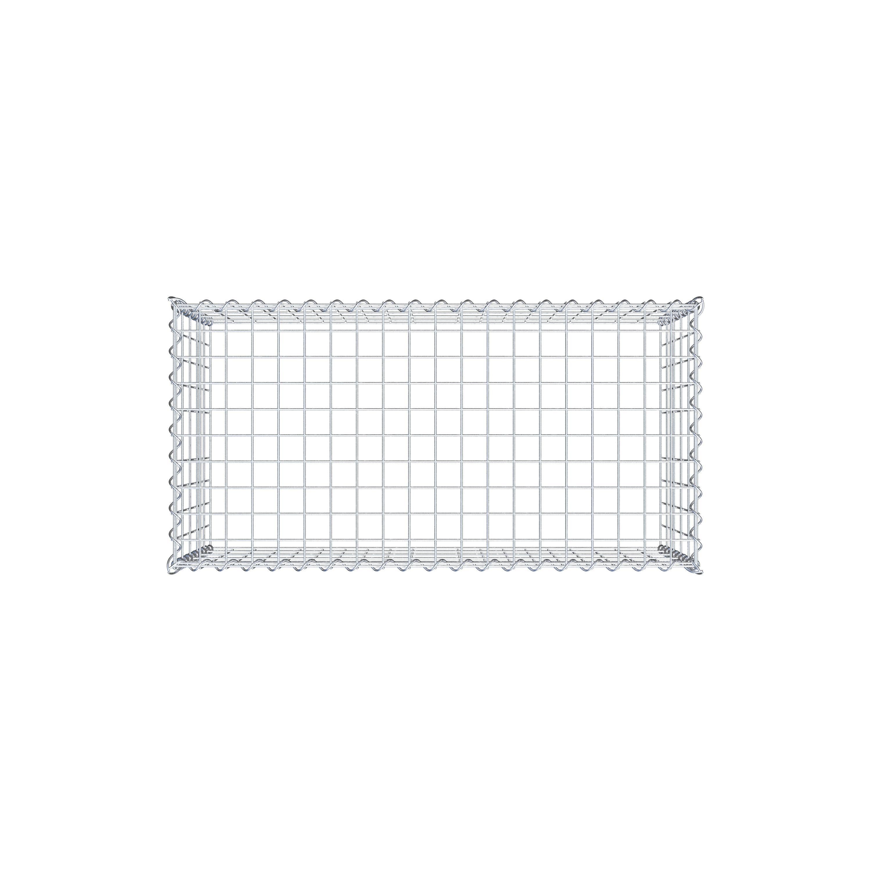 Gabion rapporté type 3 100 cm x 50 cm x 50 cm (L x H x P), mailles 5 cm x 10 cm, spirale