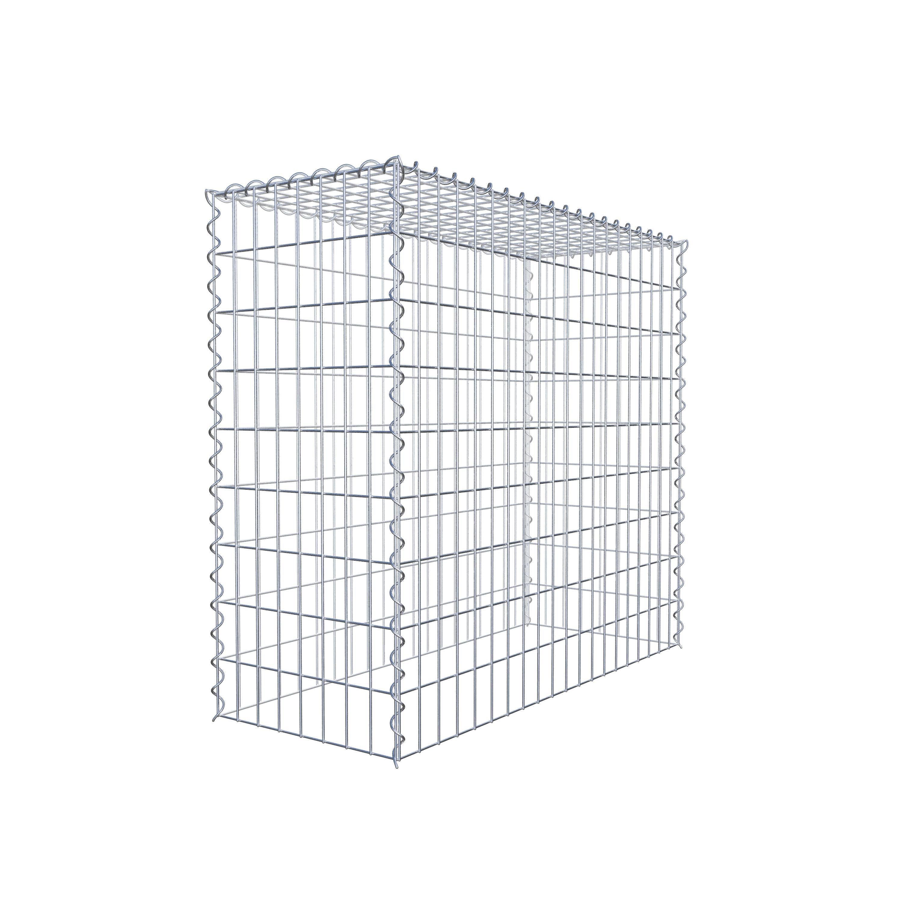 Gavión complementario tipo 3 100 cm x 90 cm x 40 cm (L x A x P), malla 5 cm x 10 cm, espiral