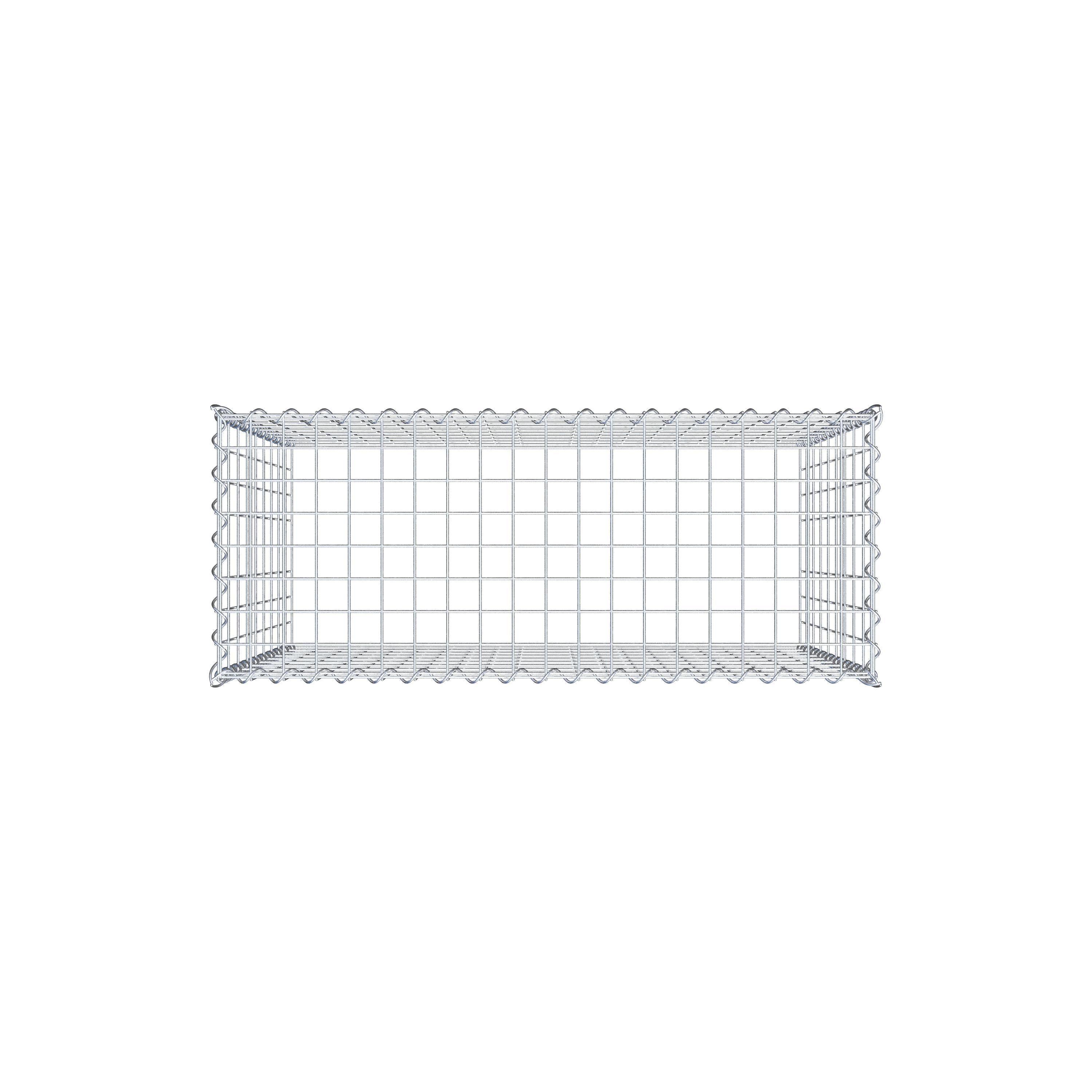 Gavión complementario tipo 3 100 cm x 90 cm x 40 cm (L x A x P), malla 5 cm x 10 cm, espiral