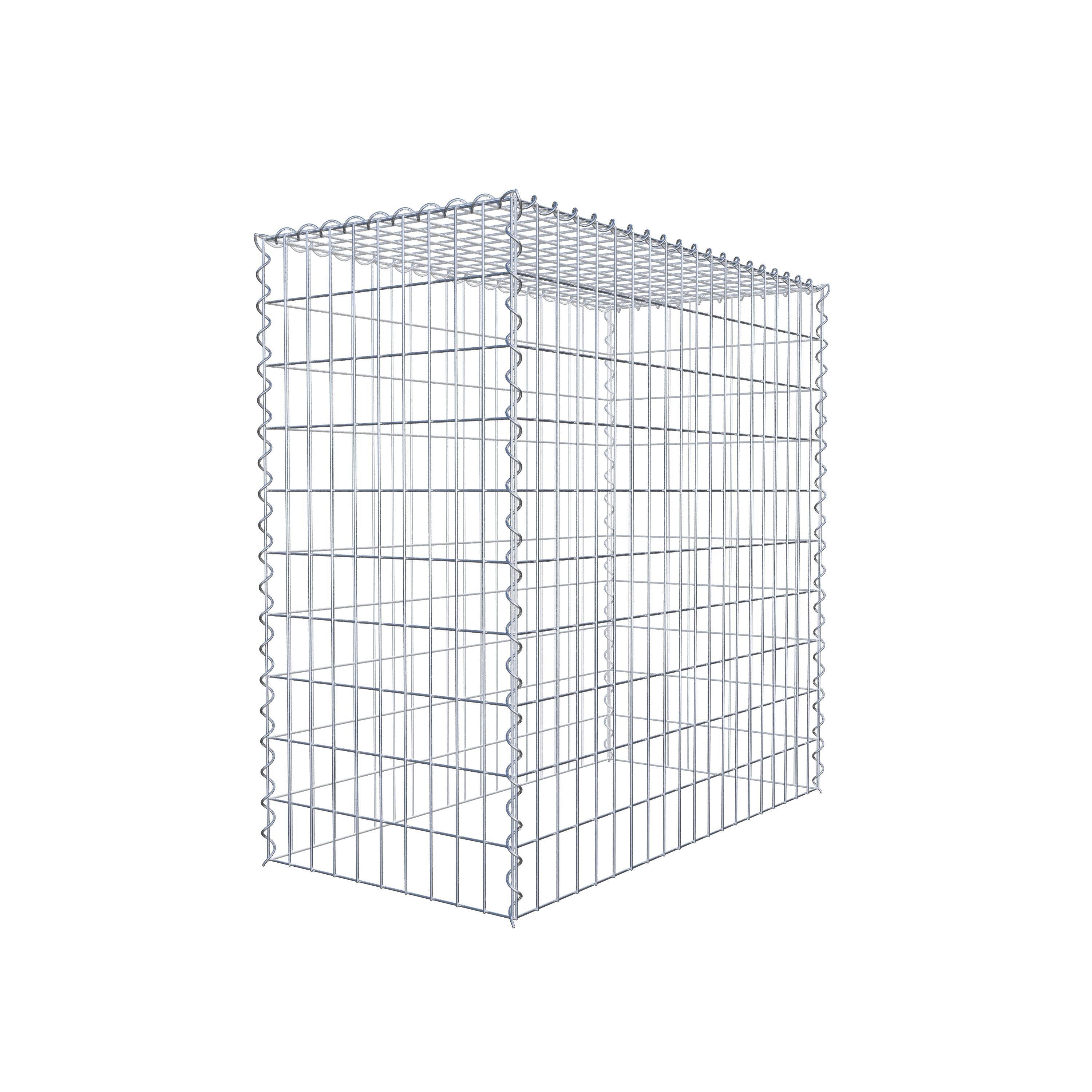 Gavión adicional tipo 3 100 cm x 100 cm x 50 cm (L x A x P), malla 5 cm x 10 cm, en espiral