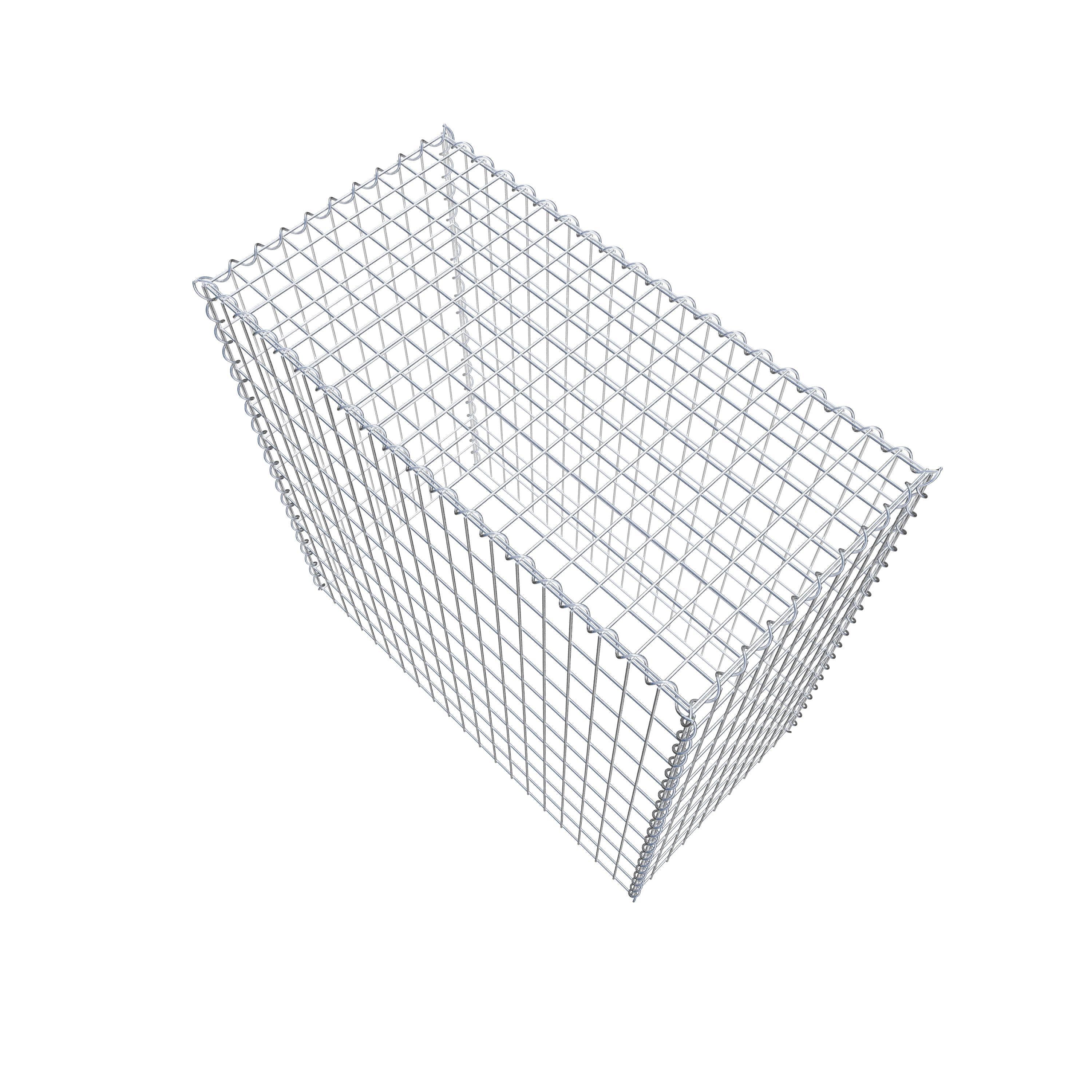 Gavión adicional tipo 3 100 cm x 100 cm x 50 cm (L x A x P), malla 5 cm x 10 cm, en espiral