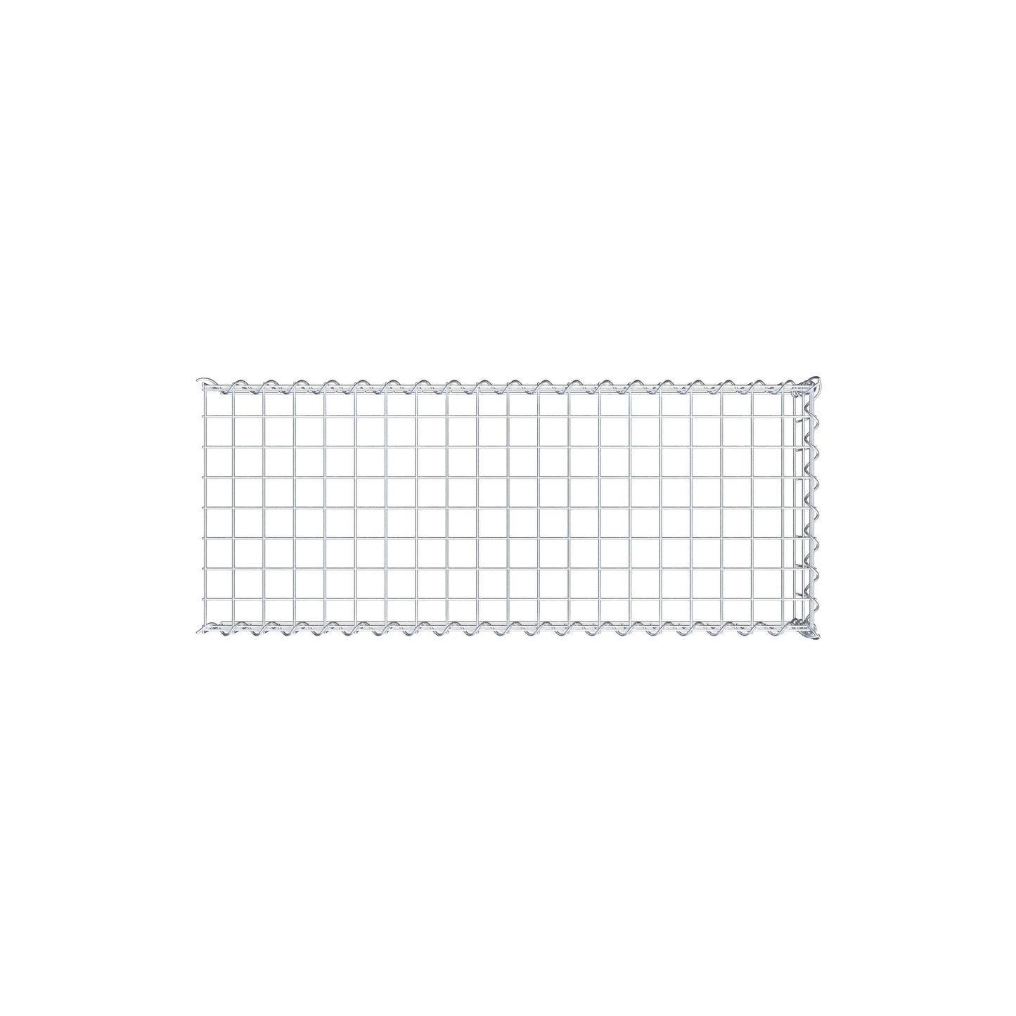 Extra gabion typ 4 100 cm x 20 cm x 40 cm (L x H x D), maskstorlek 5 cm x 10 cm, spiral