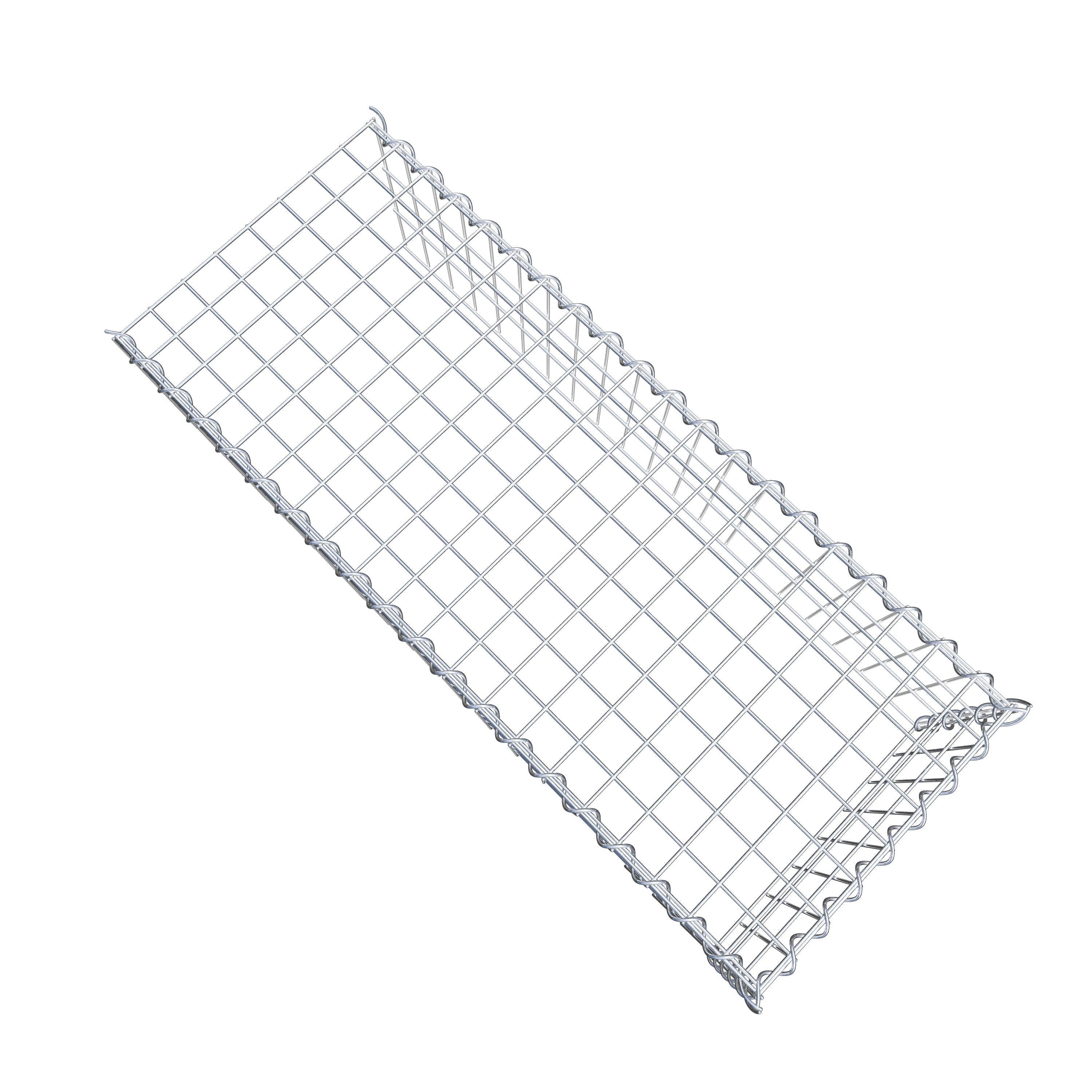 Gavión complementario tipo 4 100 cm x 30 cm x 40 cm (L x A x P), malla 5 cm x 10 cm, espiral