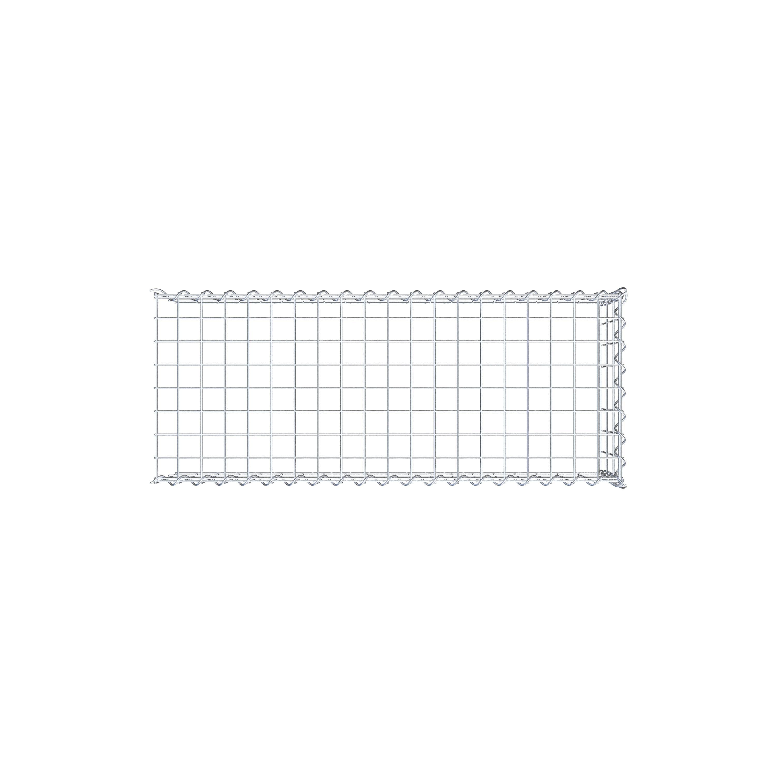 Gavión complementario tipo 4 100 cm x 30 cm x 40 cm (L x A x P), malla 5 cm x 10 cm, espiral