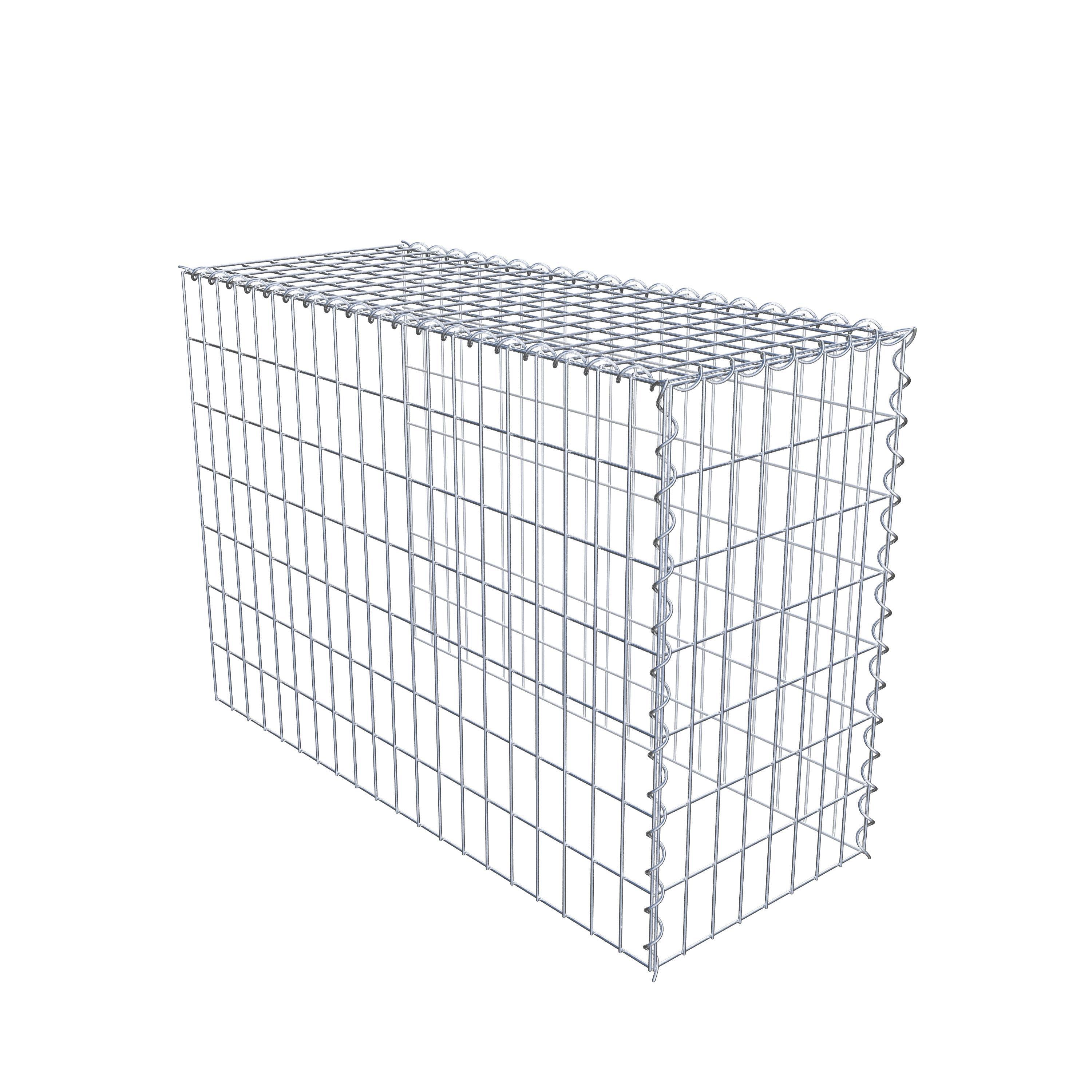 Anbaugabione Typ 4 100 cm x 70 cm x 40 cm (L x H x T), Maschenweite 5 cm x 10 cm, Spirale