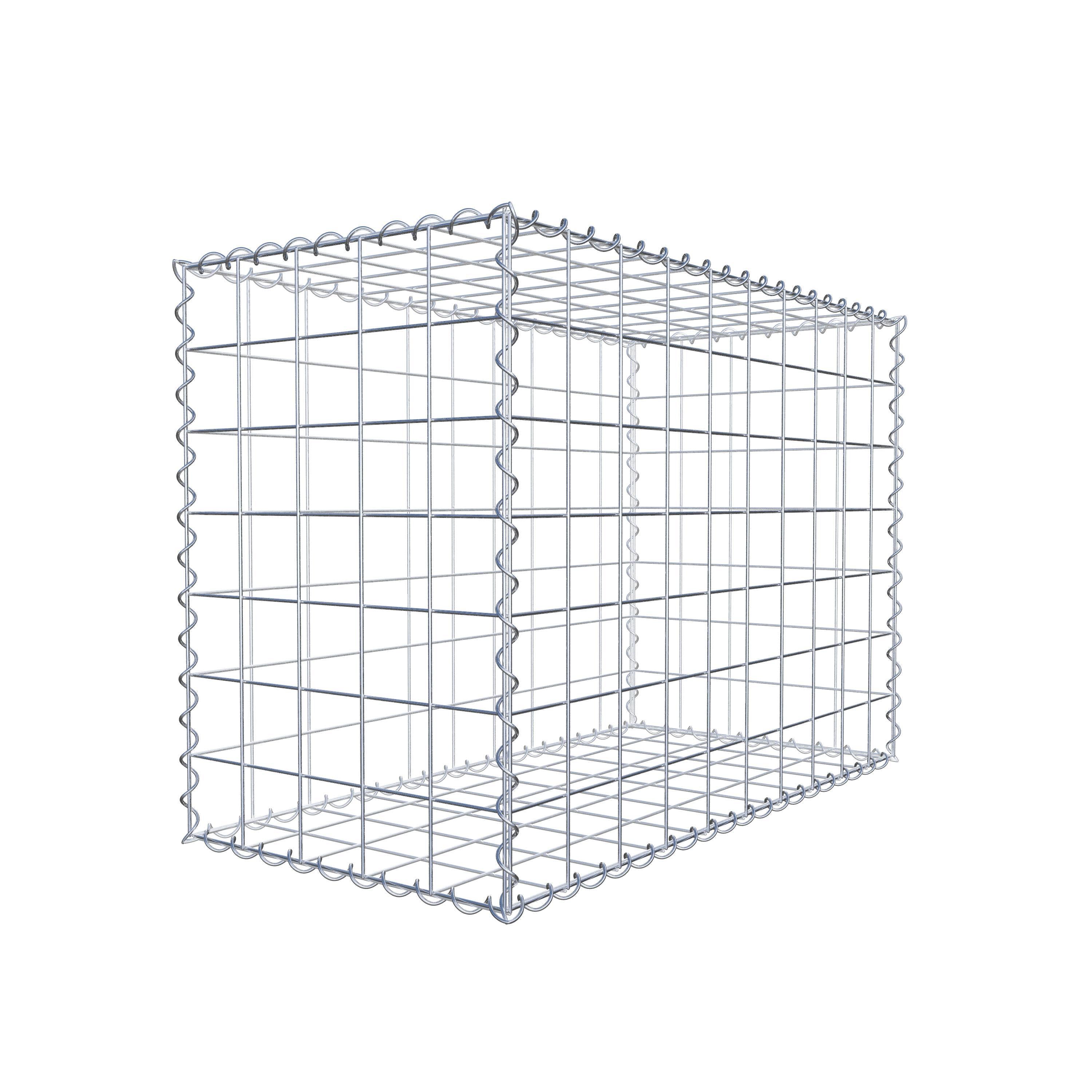 Gabion 100 cm x 70 cm x 50 cm (L x H x P), mailles 10 cm x 10 cm, spirale