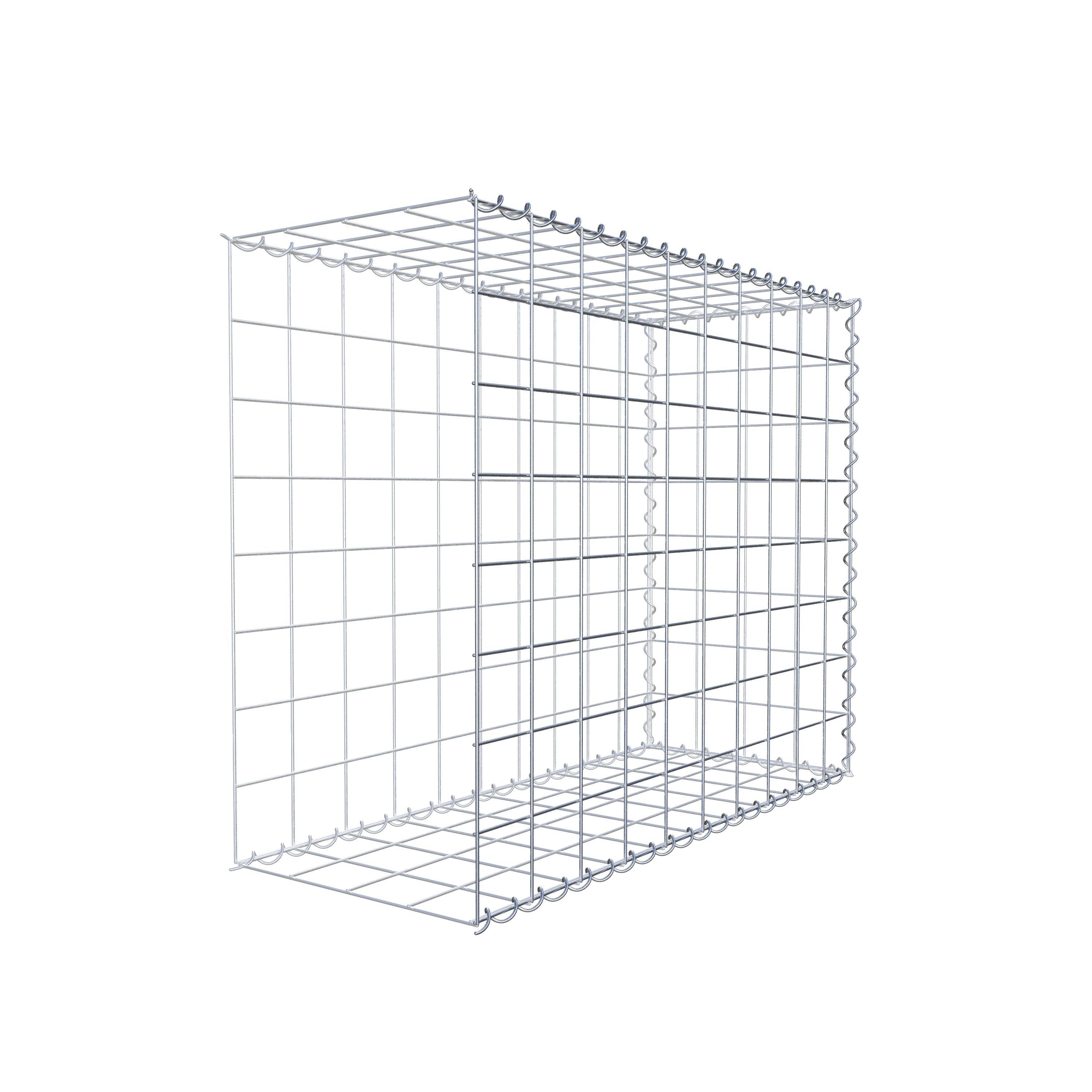 Gavión complementario tipo 2 100 cm x 80 cm x 40 cm (L x A x P), malla 10 cm x 10 cm, espiral