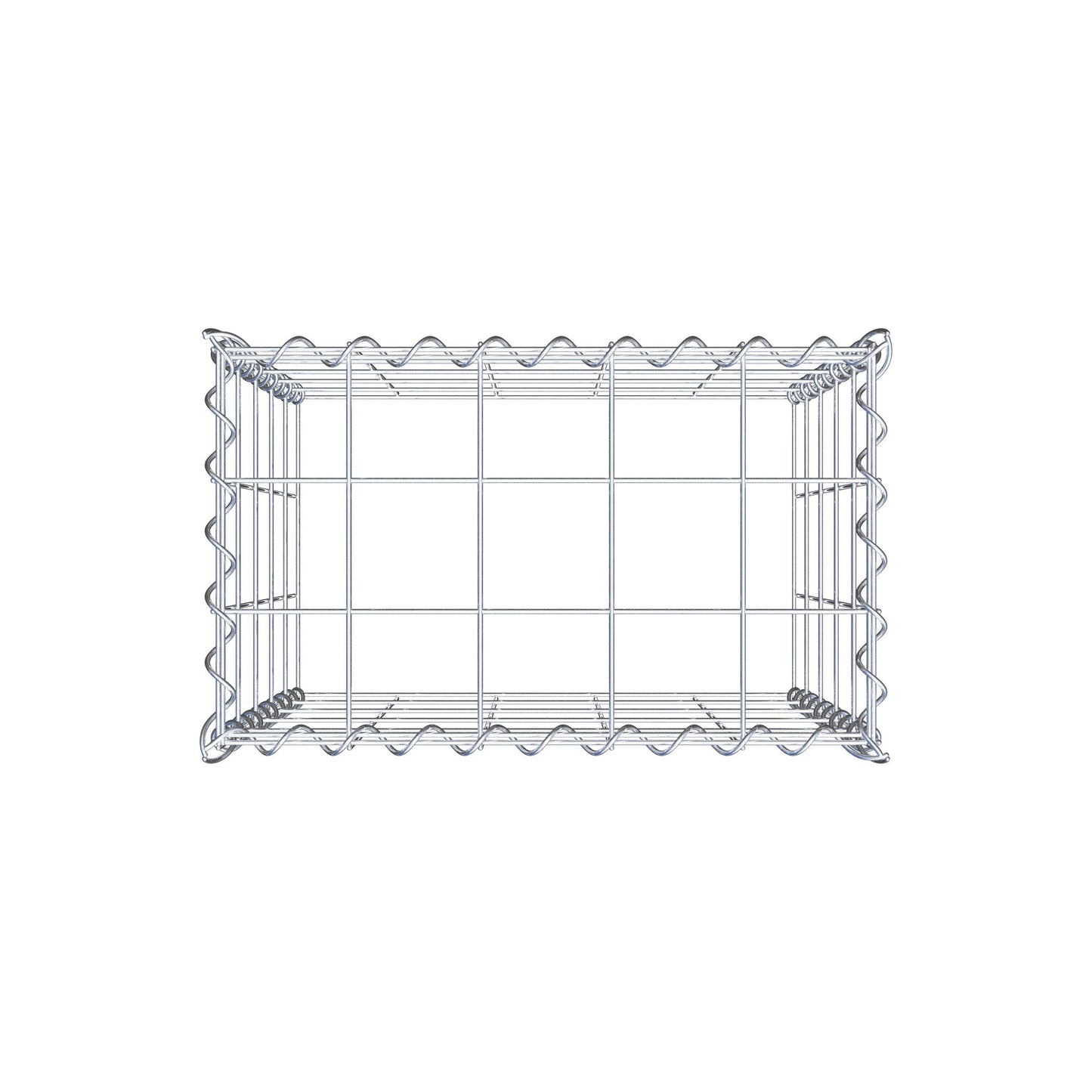 Grown-on gabion type 3 50 cm x 50 cm x 30 cm (L x H x D), mesh size 10 cm x 10 cm, spiral