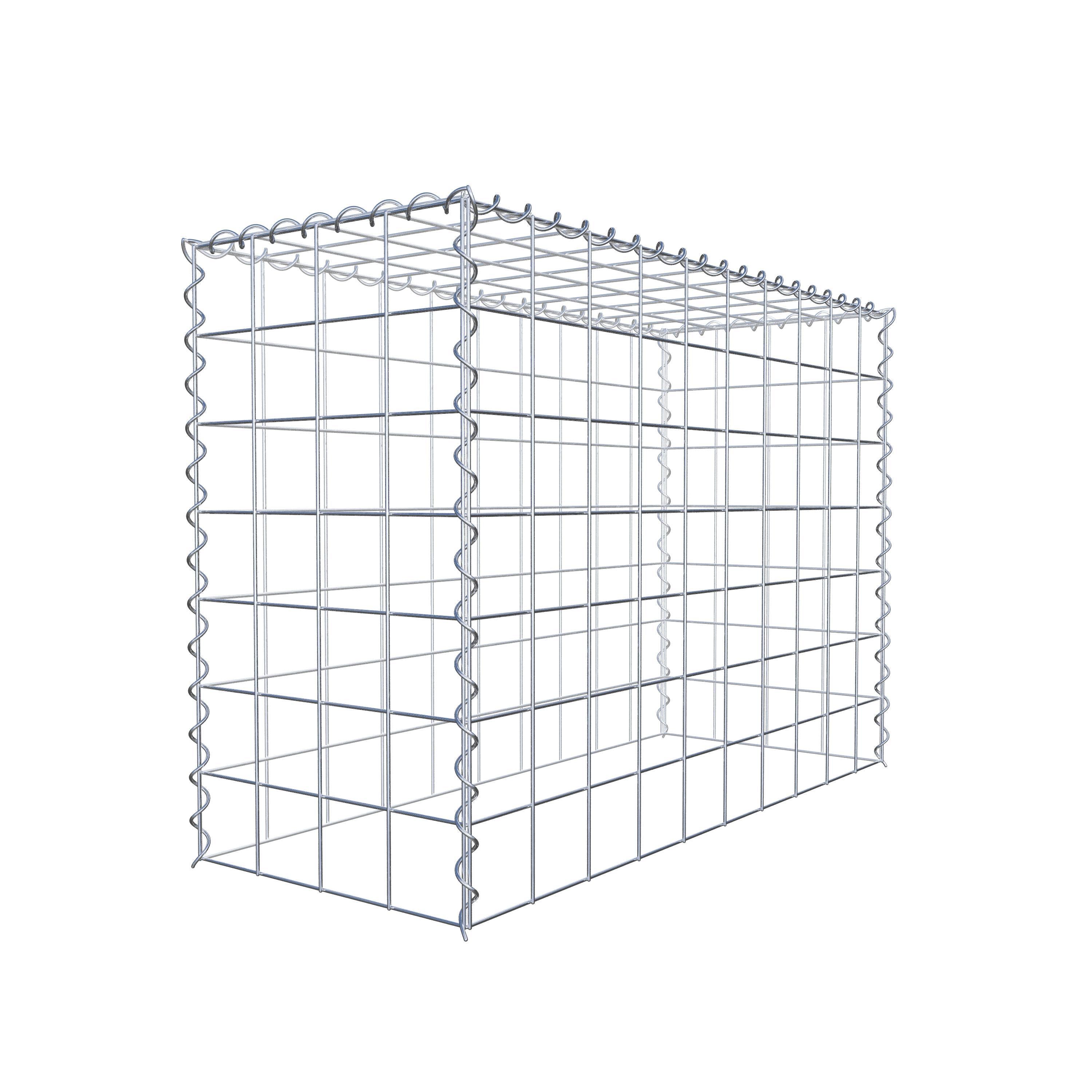Gavión complementario tipo 3 100 cm x 70 cm x 40 cm (L x A x P), malla 10 cm x 10 cm, espiral