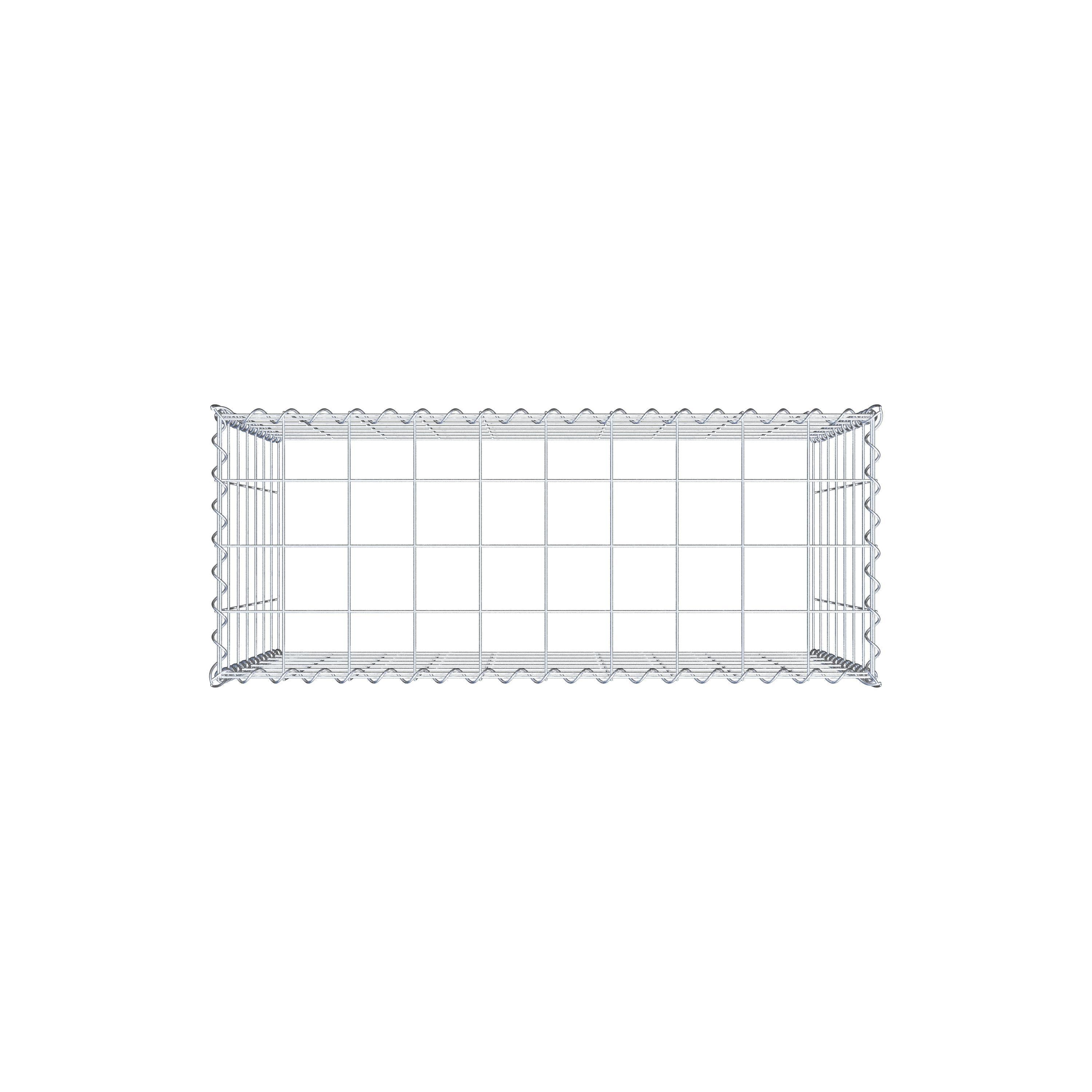 Gavión complementario tipo 3 100 cm x 70 cm x 40 cm (L x A x P), malla 10 cm x 10 cm, espiral