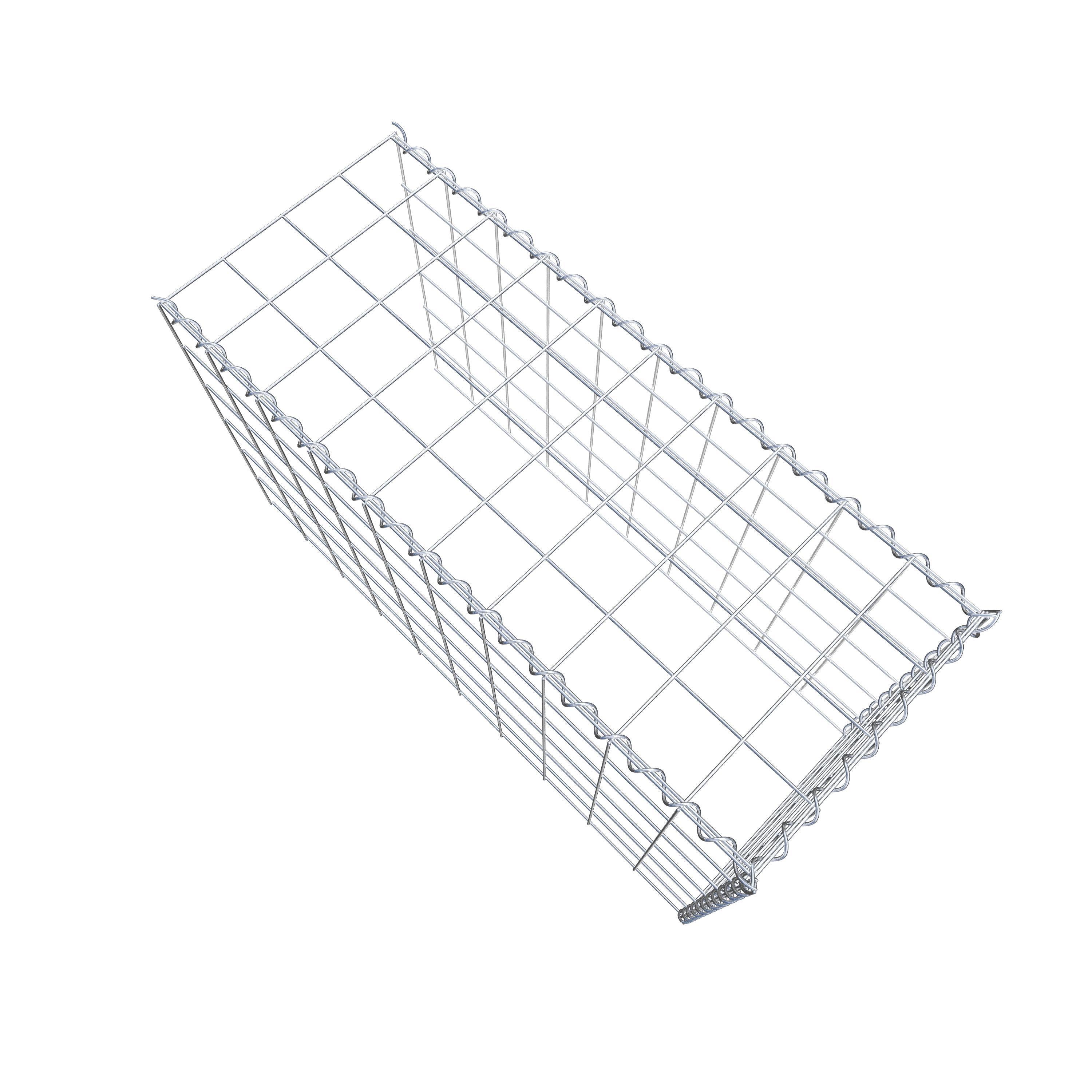 Gabião tipo 4 100 cm x 60 cm x 40 cm (C x A x P), malhagem 10 cm x 10 cm, espiral