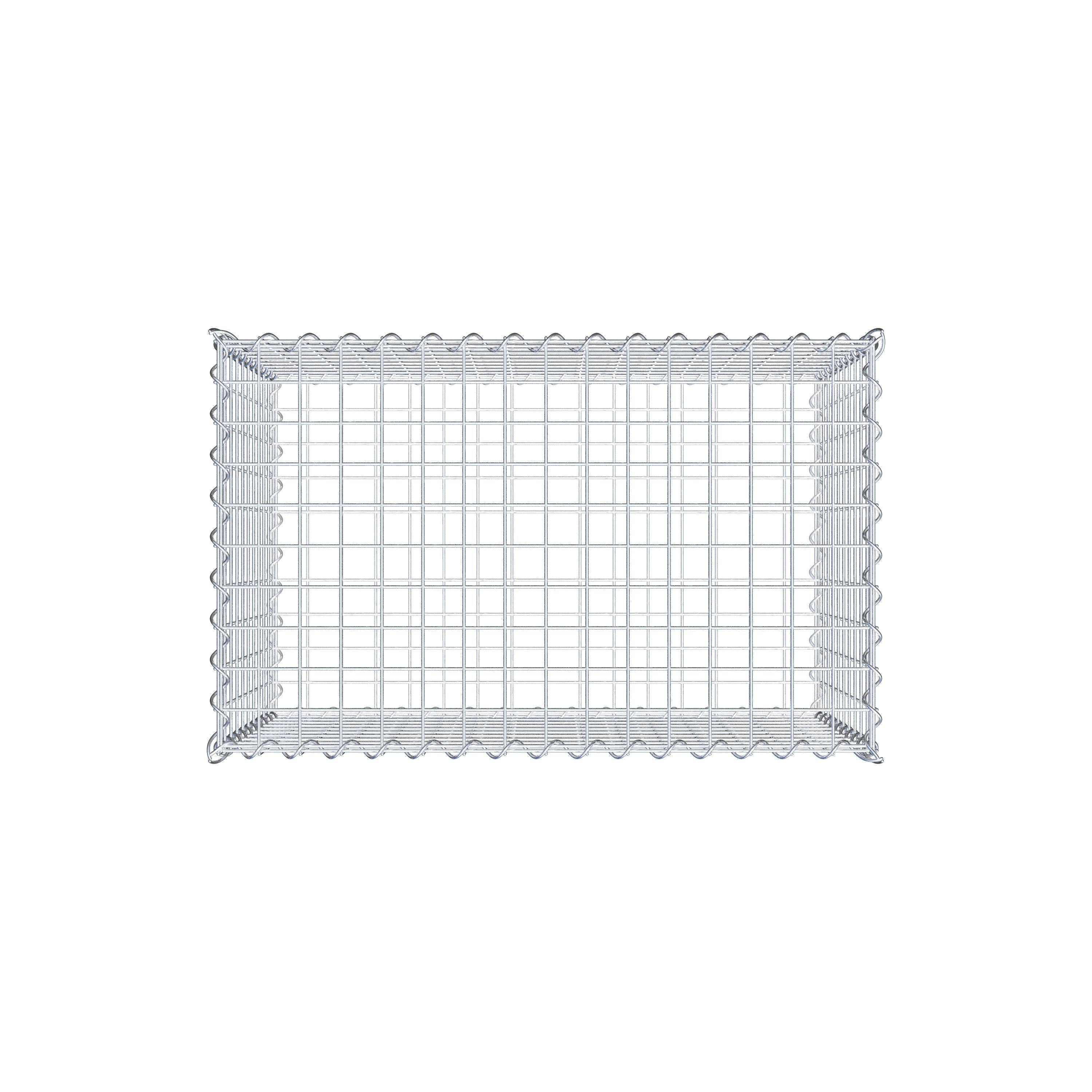 Gabion 80 cm x 50 cm x 50 cm (L x H x P), mailles 5 cm x 5 cm, spirale