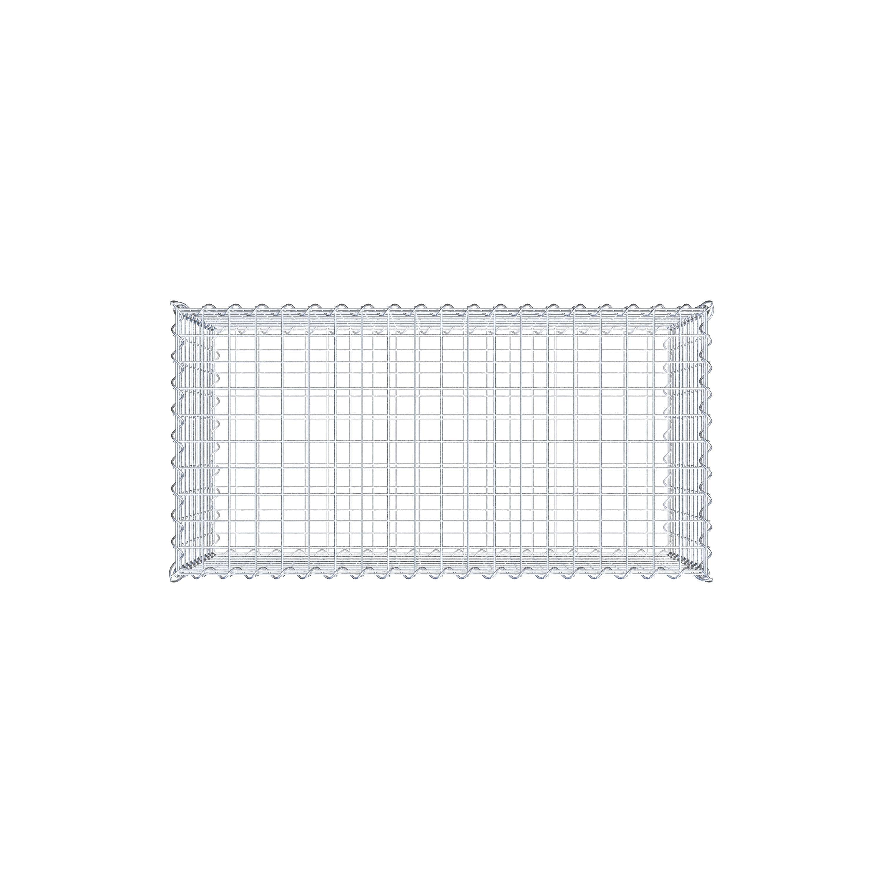 Gabion 100 cm x 50 cm x 50 cm (L x H x D), maskestørrelse 5 cm x 5 cm, spiral