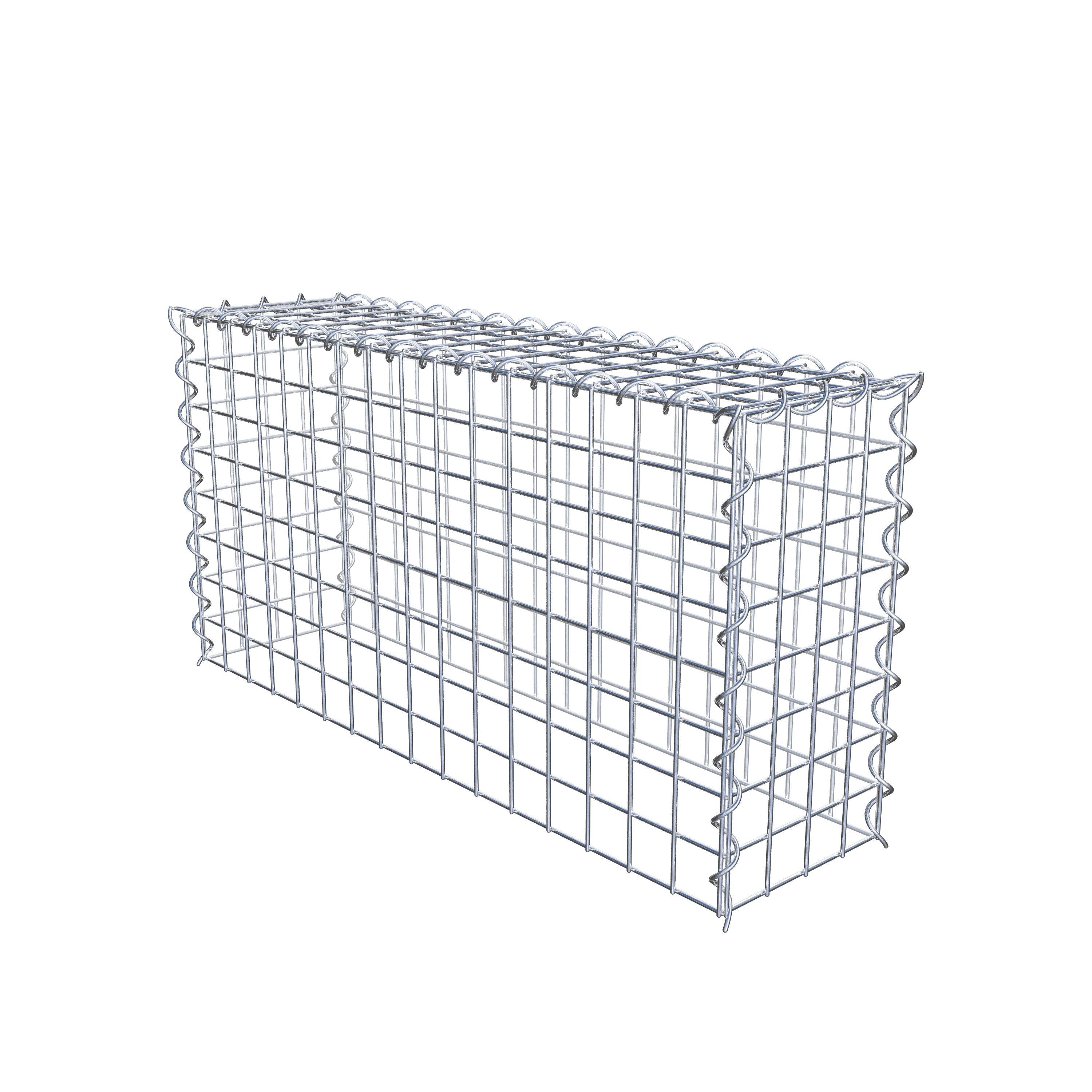 Gavión complementario tipo 3 80 cm x 40 cm x 20 cm (L x A x P), malla 5 cm x 5 cm, espiral