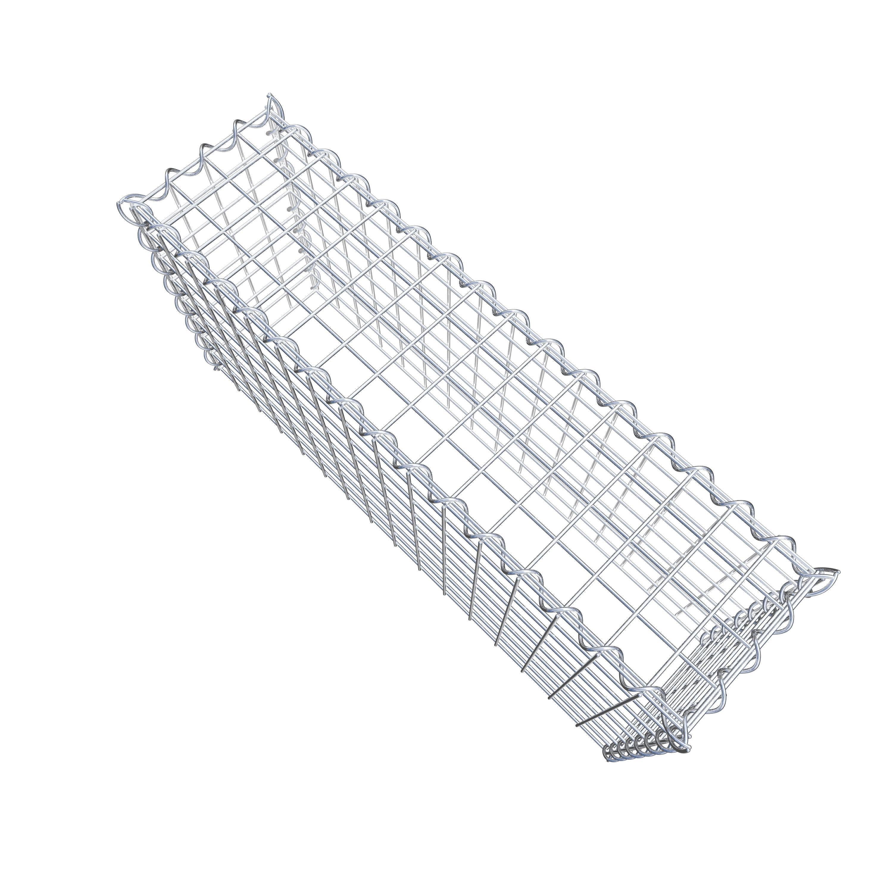Gavión complementario tipo 3 80 cm x 40 cm x 20 cm (L x A x P), malla 5 cm x 5 cm, espiral