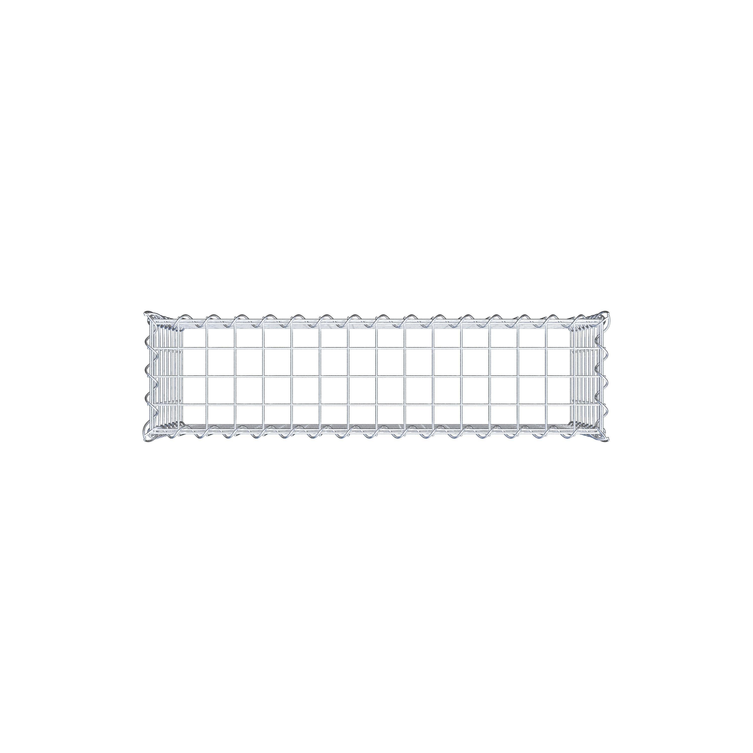 Gavión complementario tipo 3 80 cm x 40 cm x 20 cm (L x A x P), malla 5 cm x 5 cm, espiral