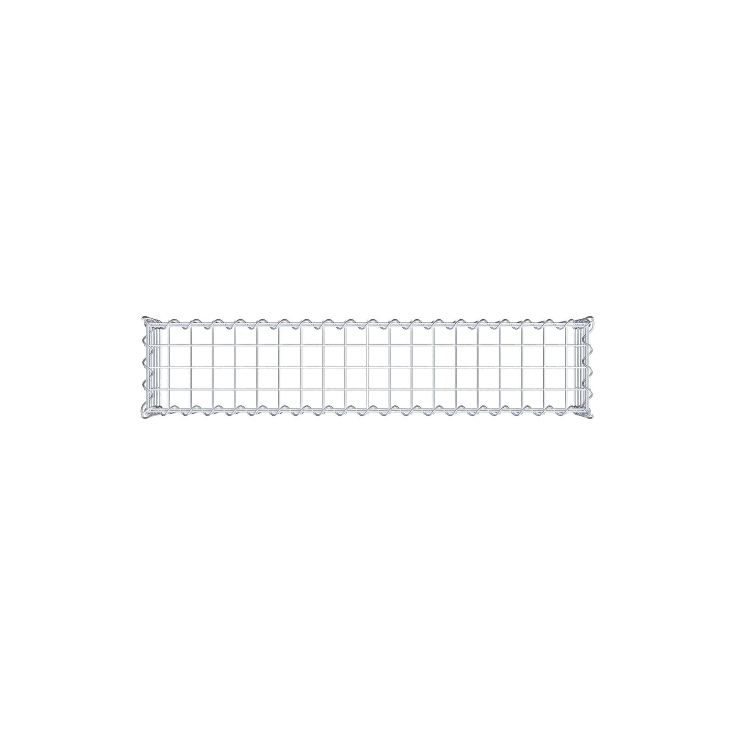 Grown-on gabion type 3 100 cm x 20 cm x 20 cm (L x H x D), mesh size 5 cm x 5 cm, spiral