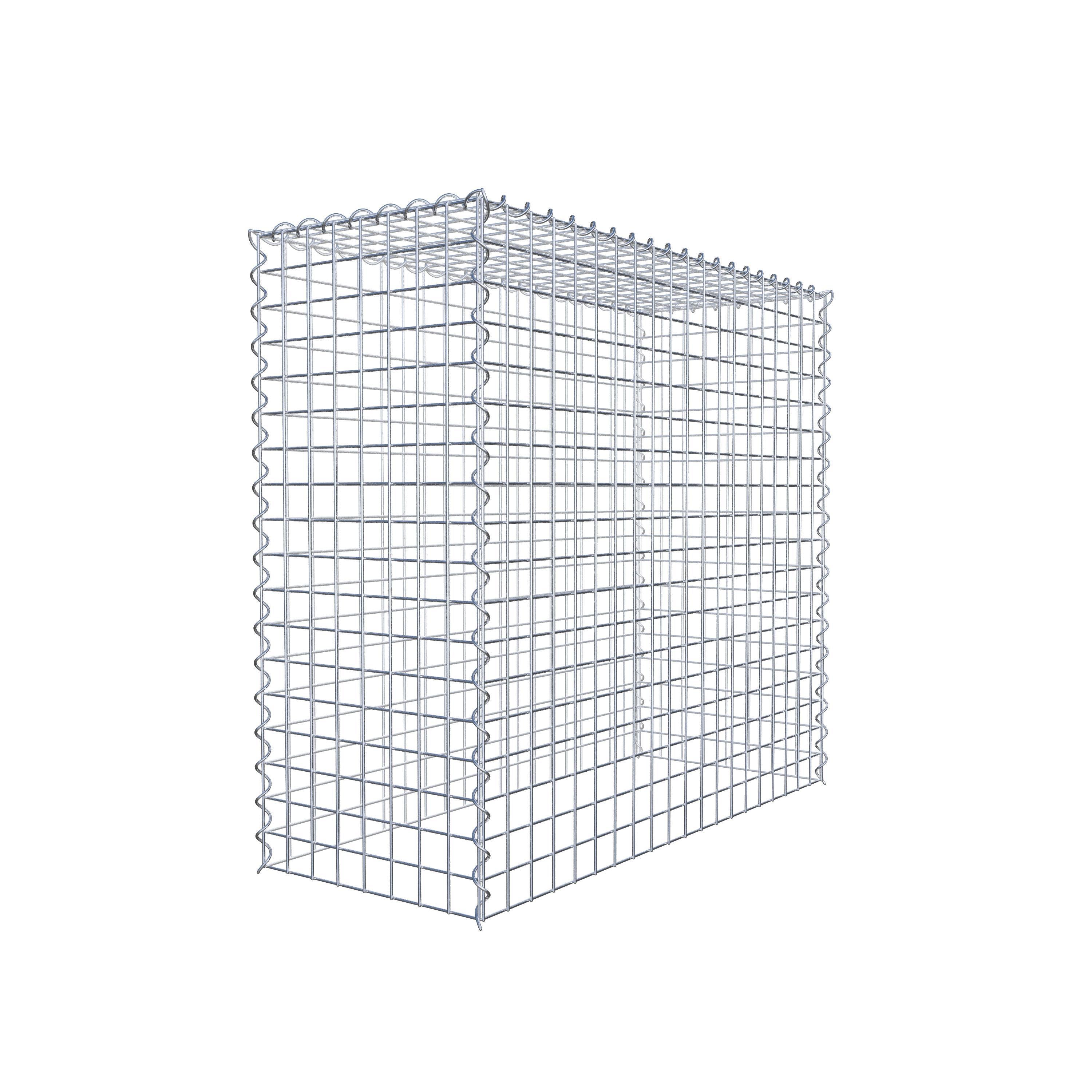 Anbaugabione Typ 3 100 cm x 90 cm x 40 cm (L x H x T), Maschenweite 5 cm x 5 cm, Spirale
