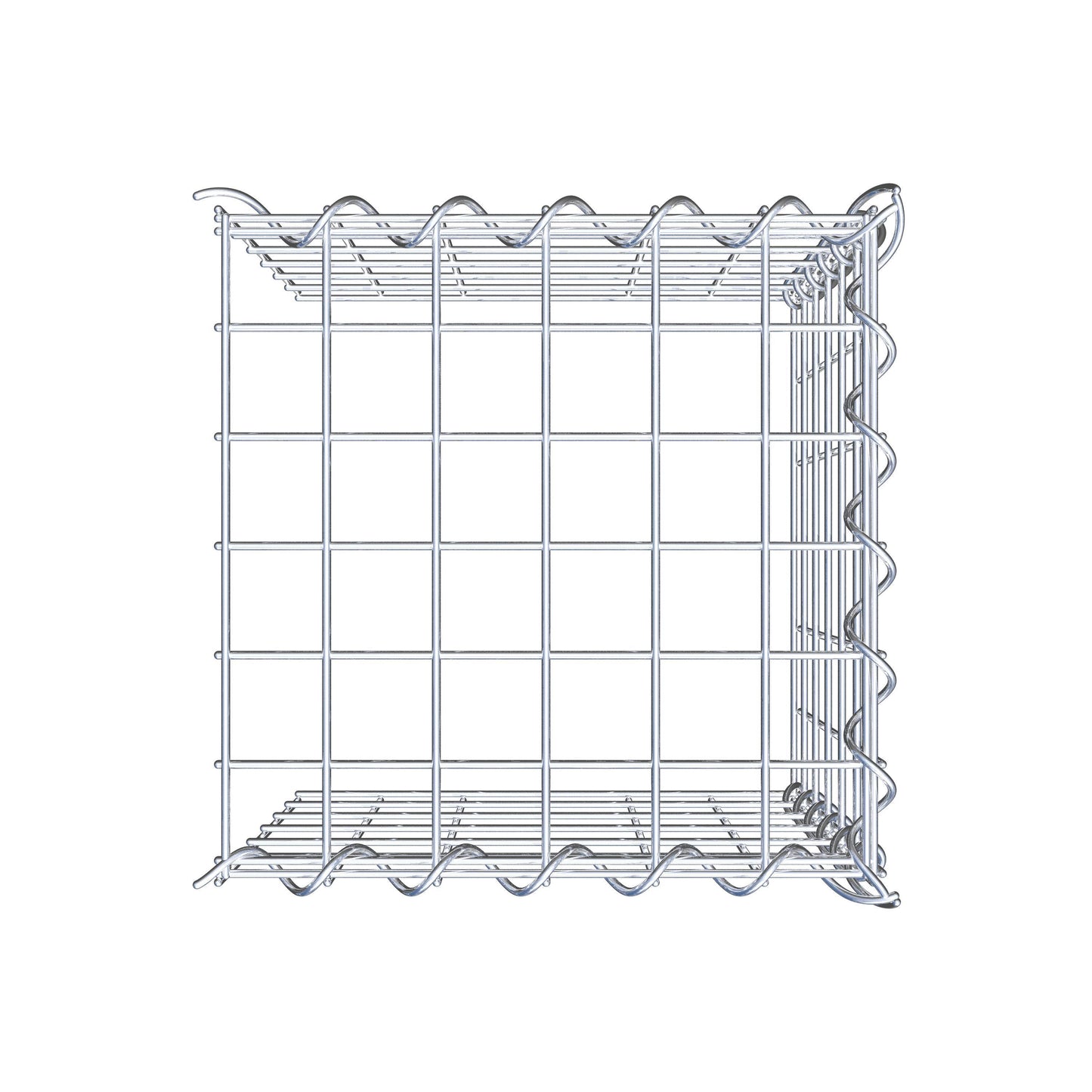 Grown-on gabion type 4 30 cm x 30 cm x 30 cm (L x H x D), mesh size 5 cm x 5 cm, spiral