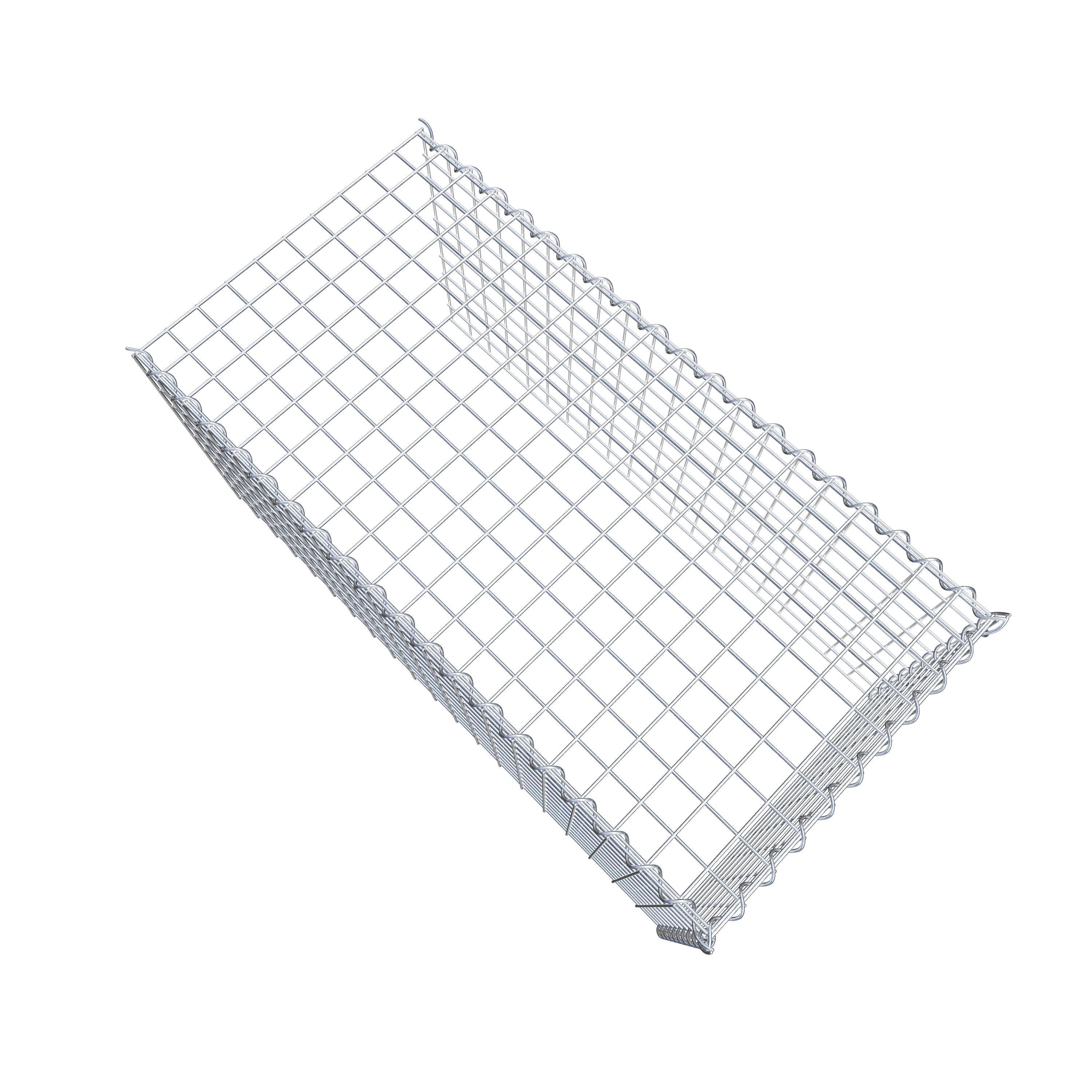Add-on schanskorf type 4 100 cm x 50 cm x 50 cm (L x H x D), maaswijdte 5 cm x 5 cm, spiraalvormig
