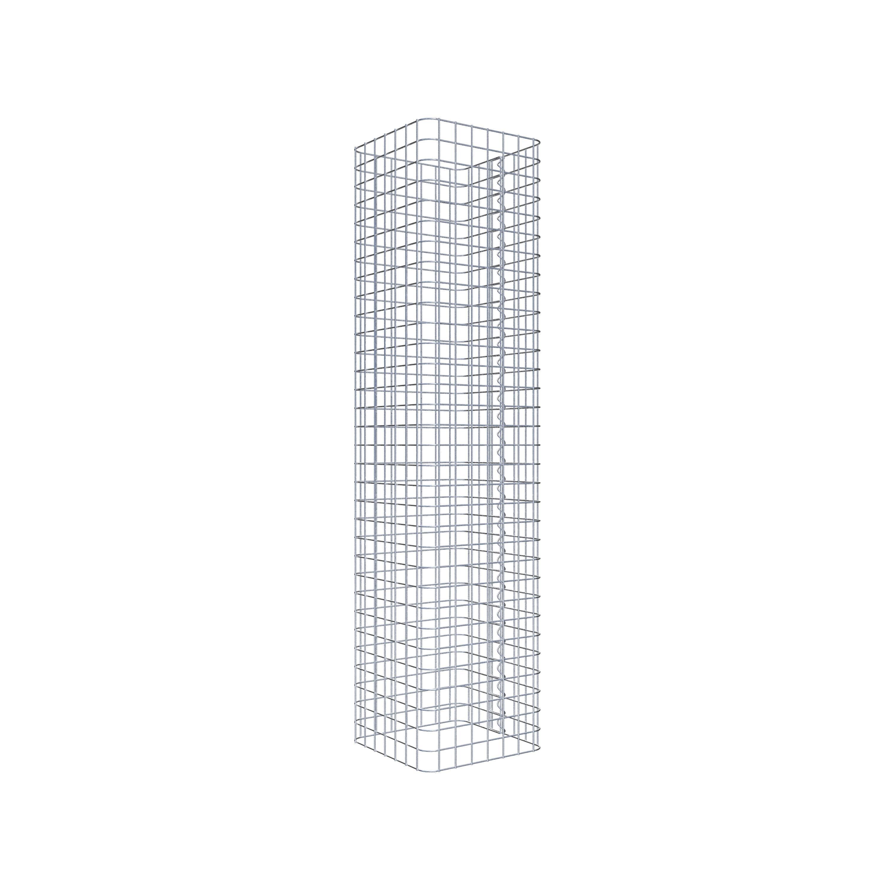 Gabion column square 37 cm x 37 cm, 160 cm height, MW 5 cm x 5 cm