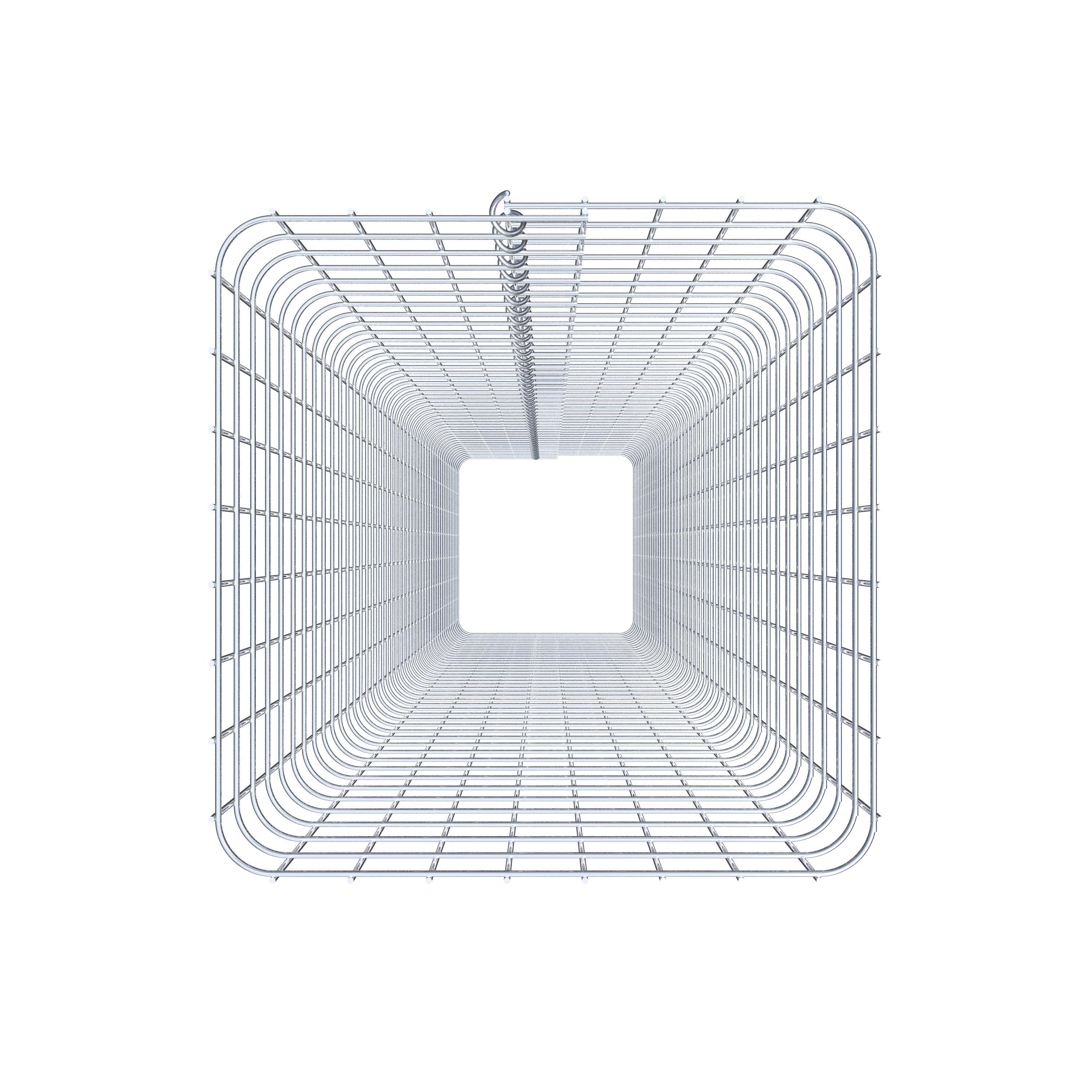 Colonna di gabbioni angolare 42 cm x 42 cm, 230 cm di altezza, MW 5 cm x 5 cm