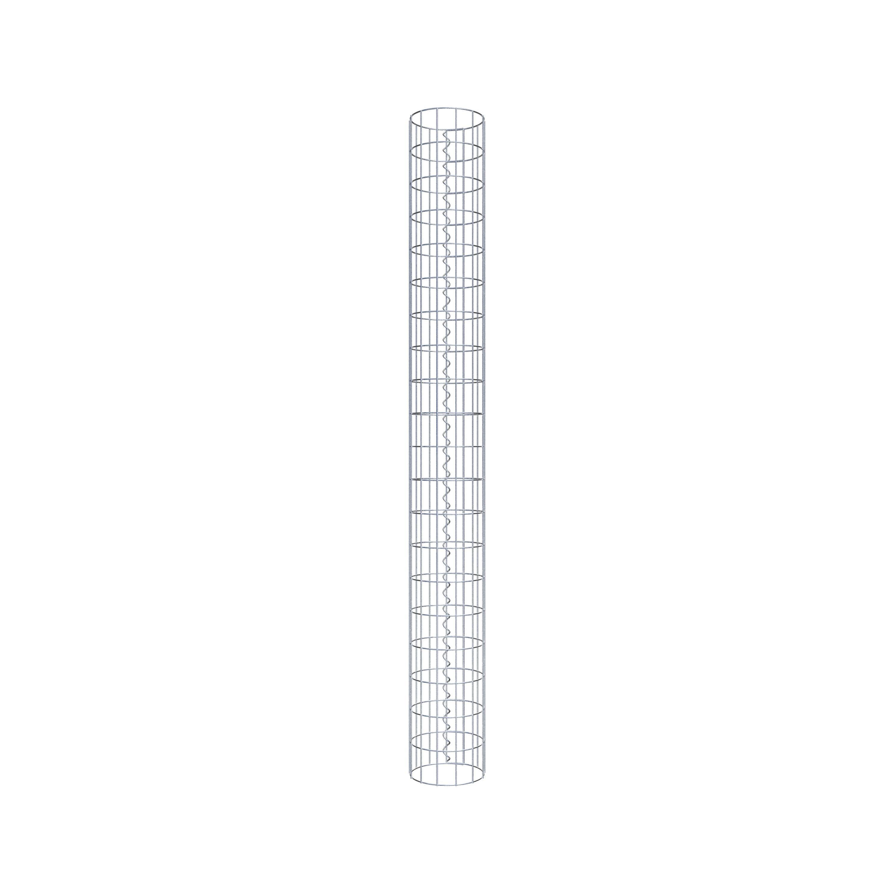 Gabionensäule Durchmesser 22 cm, MW 5 x 10 cm rund