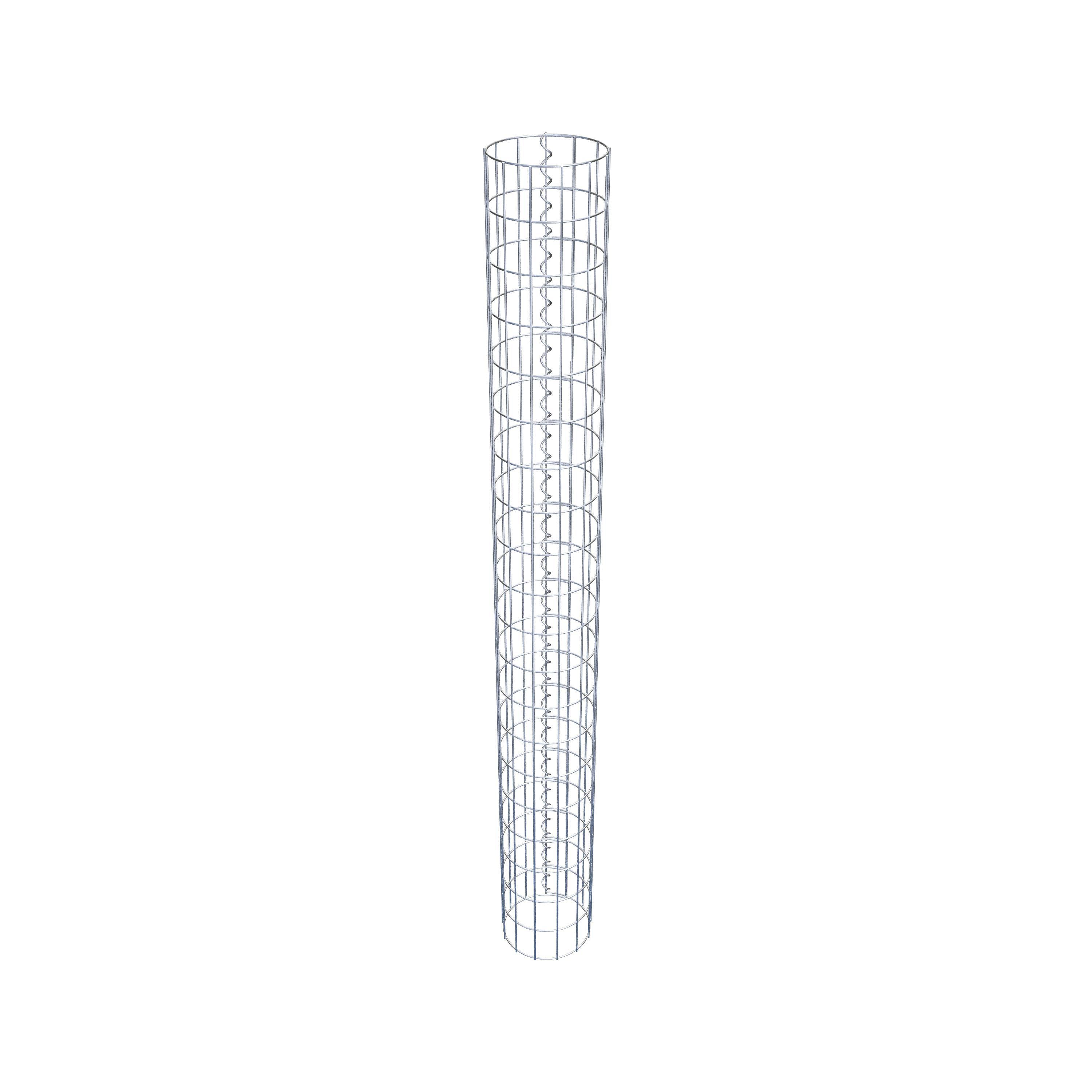 Gabionensäule Durchmesser 22 cm, MW 5 x 10 cm rund