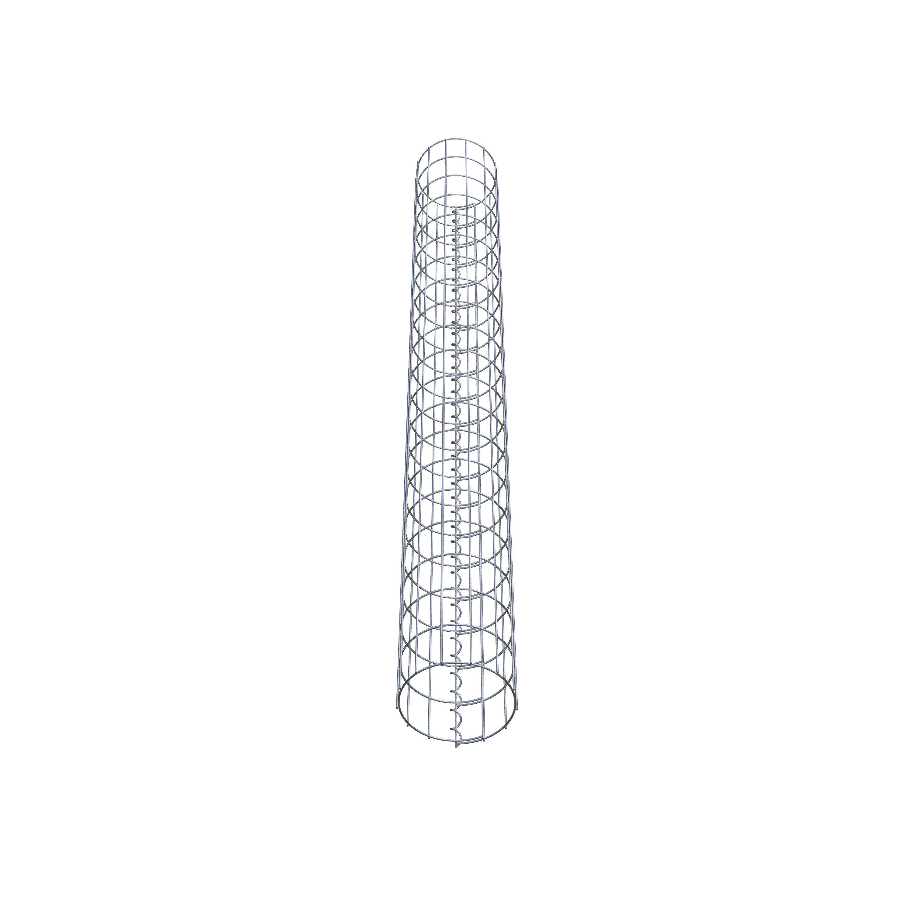 Gabionensäule Durchmesser 22 cm, MW 5 x 10 cm rund