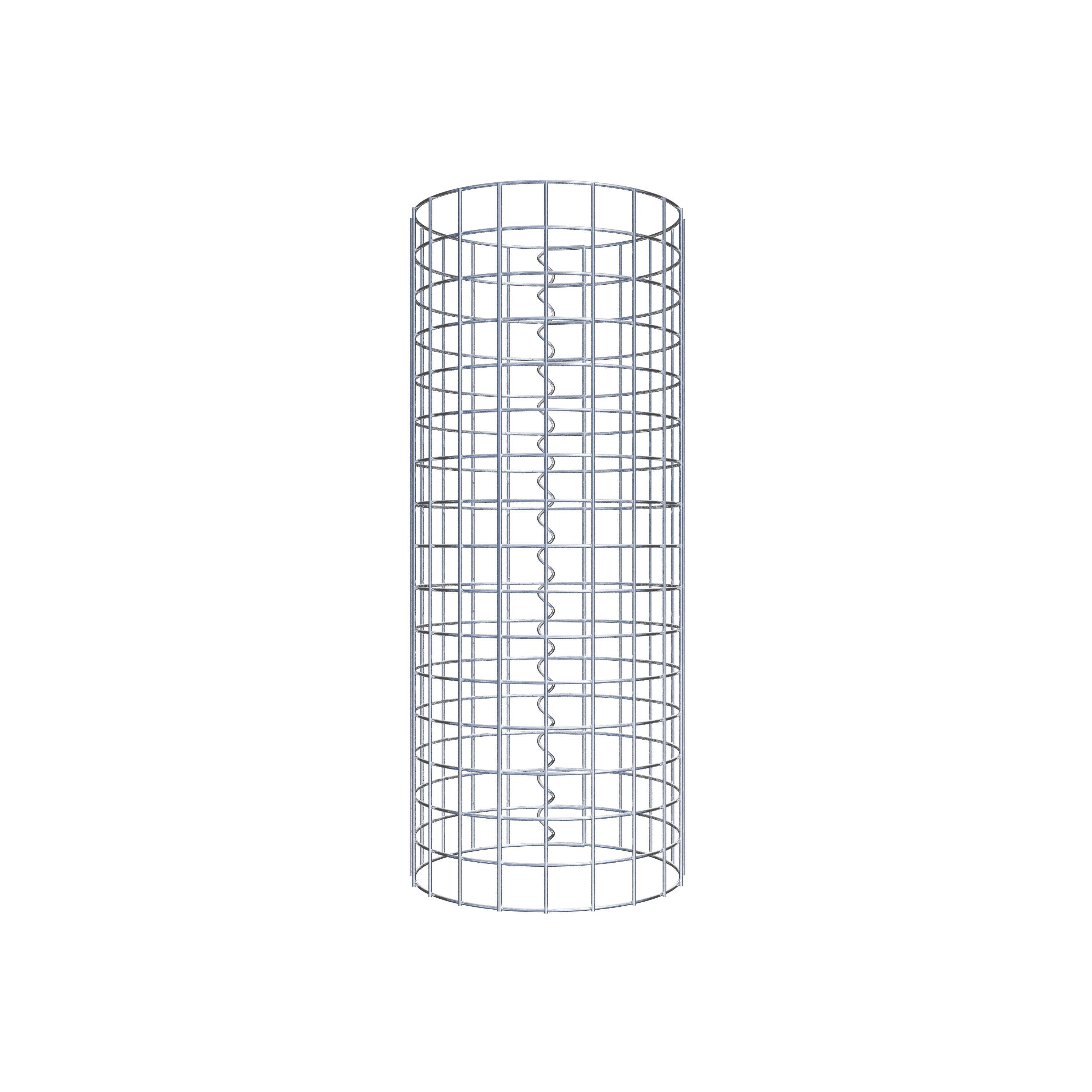 Gabionensäule rund 32 cm Durchmesser, 80 cm Höhe, Maschenweite 5 cm x 5 cm