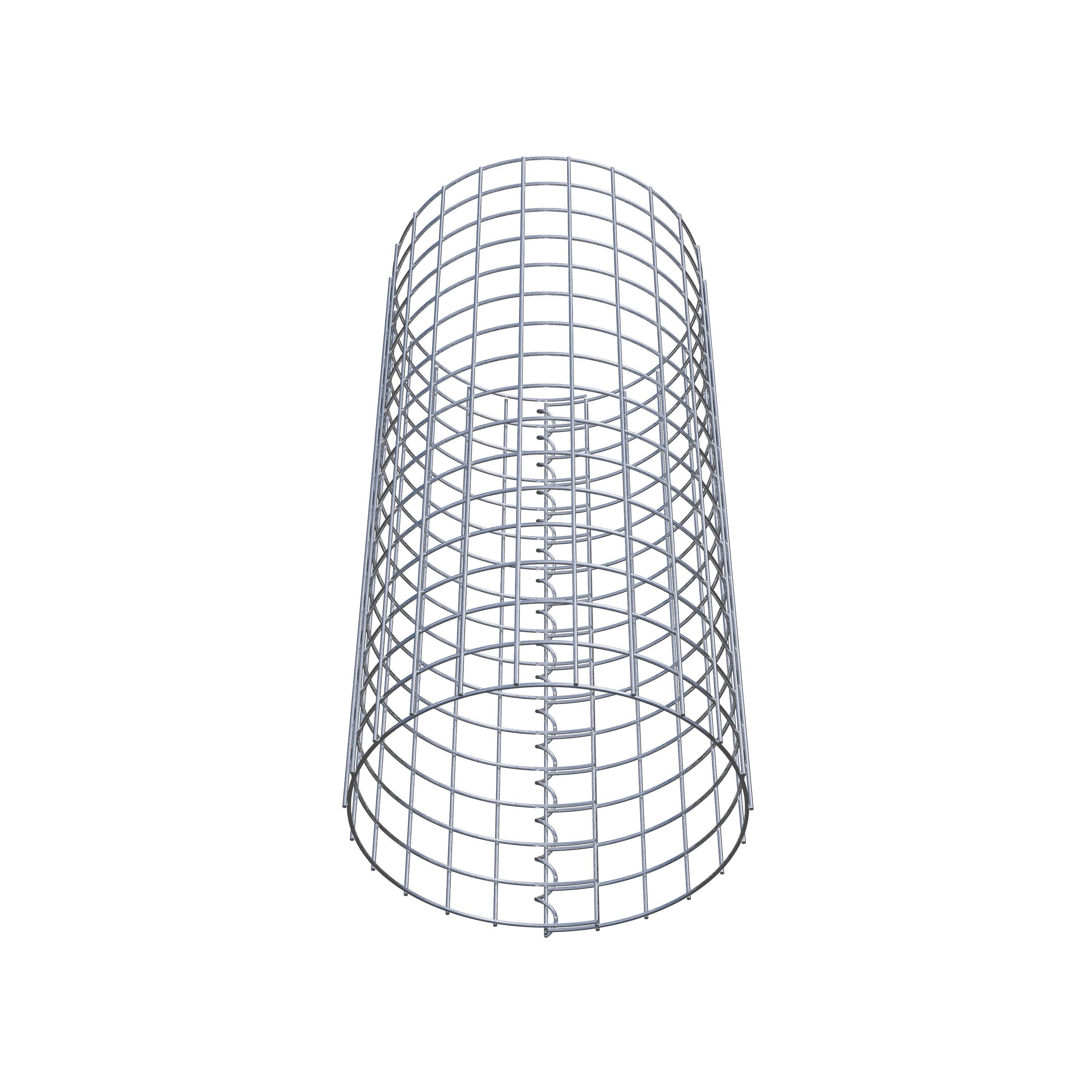 Gabionensäule rund 37 cm Durchmesser, 80 cm Höhe, Maschenweite 5 cm x 5 cm