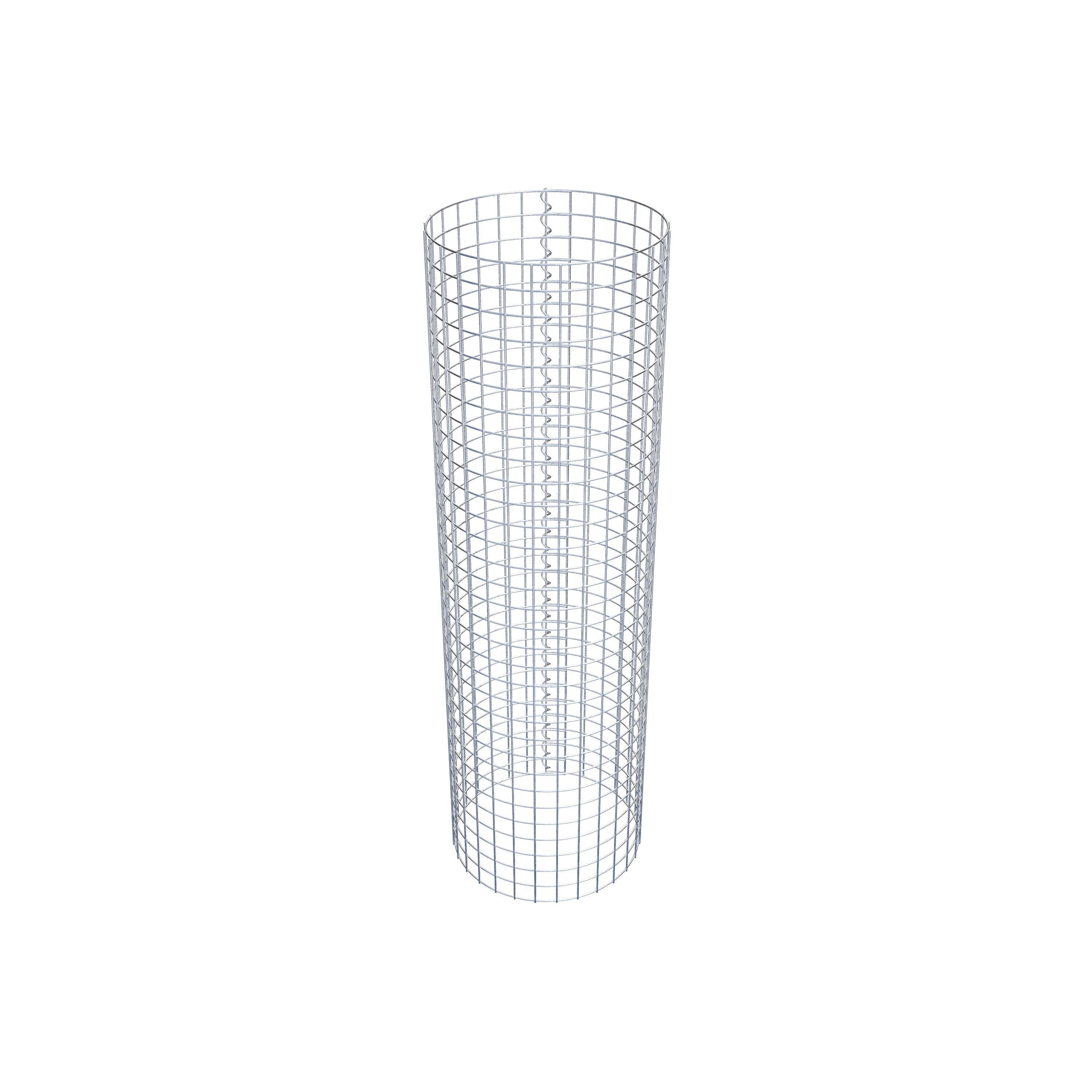Gabionensäule rund 47 cm Durchmesser, 160 cm Höhe, Maschenweite 5 cm x 5 cm