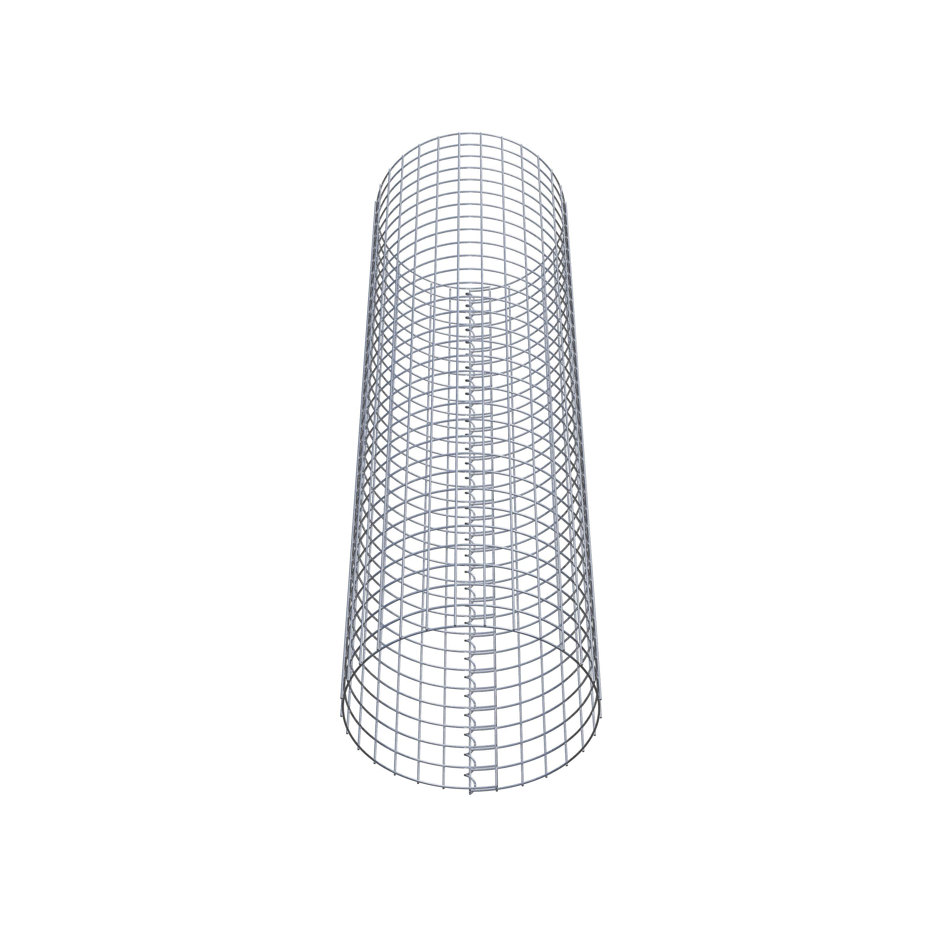 Gabionensäule rund 47 cm Durchmesser, 160 cm Höhe, Maschenweite 5 cm x 5 cm