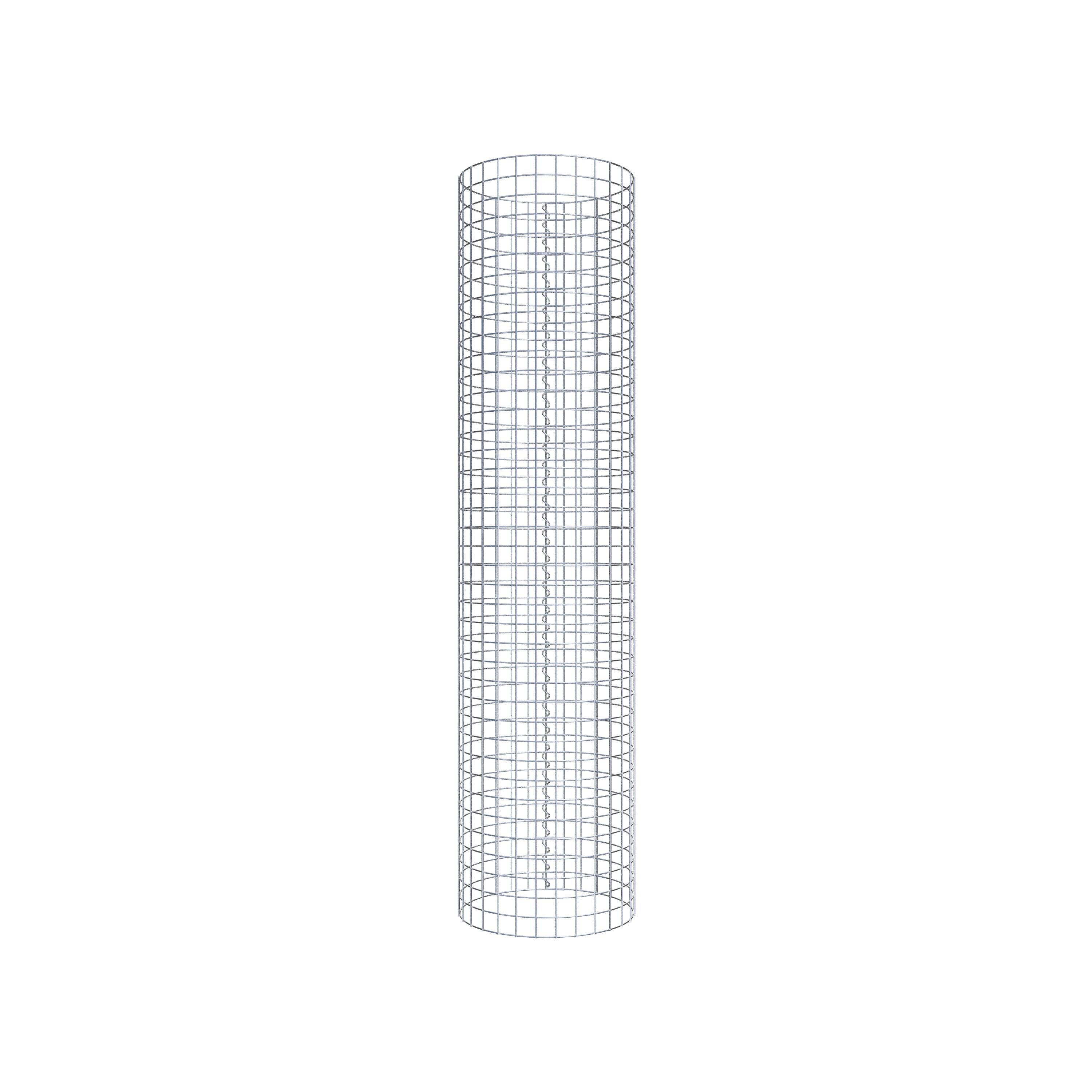 Gabionensäule rund 47 cm Durchmesser, 200 cm Höhe, Maschenweite 5 cm x 5 cm