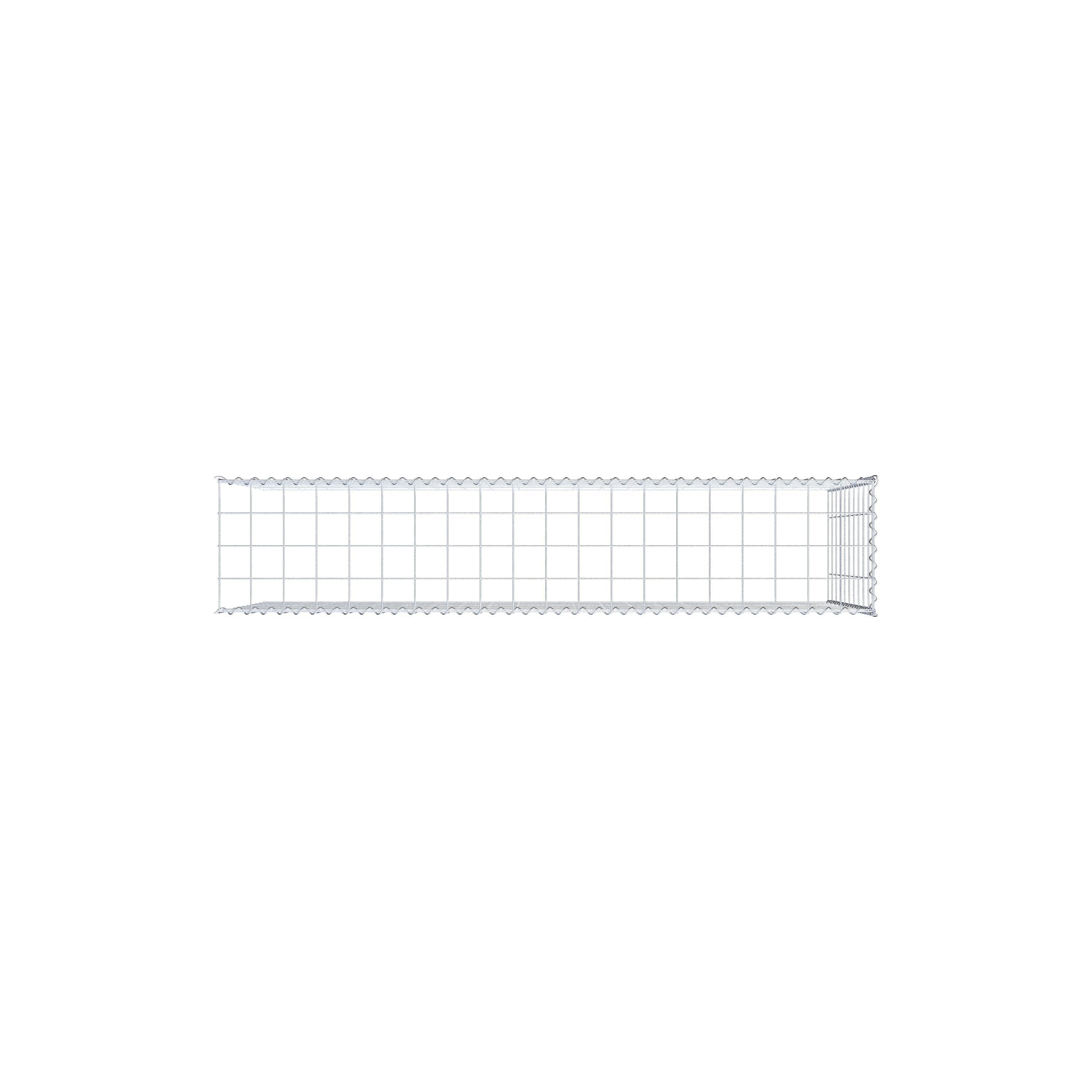 Fourche de culture type 4 200 cm x 100 cm x 40 cm (L x H x P), mailles 10 cm x 10 cm, spirale