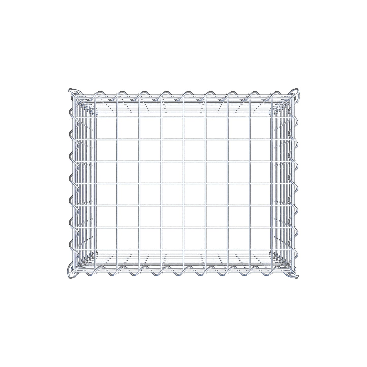 Add-on schanskorf type 3 50 cm x 40 cm x 40 cm (L x H x D), maaswijdte 5 cm x 5 cm, spiraalvormig
