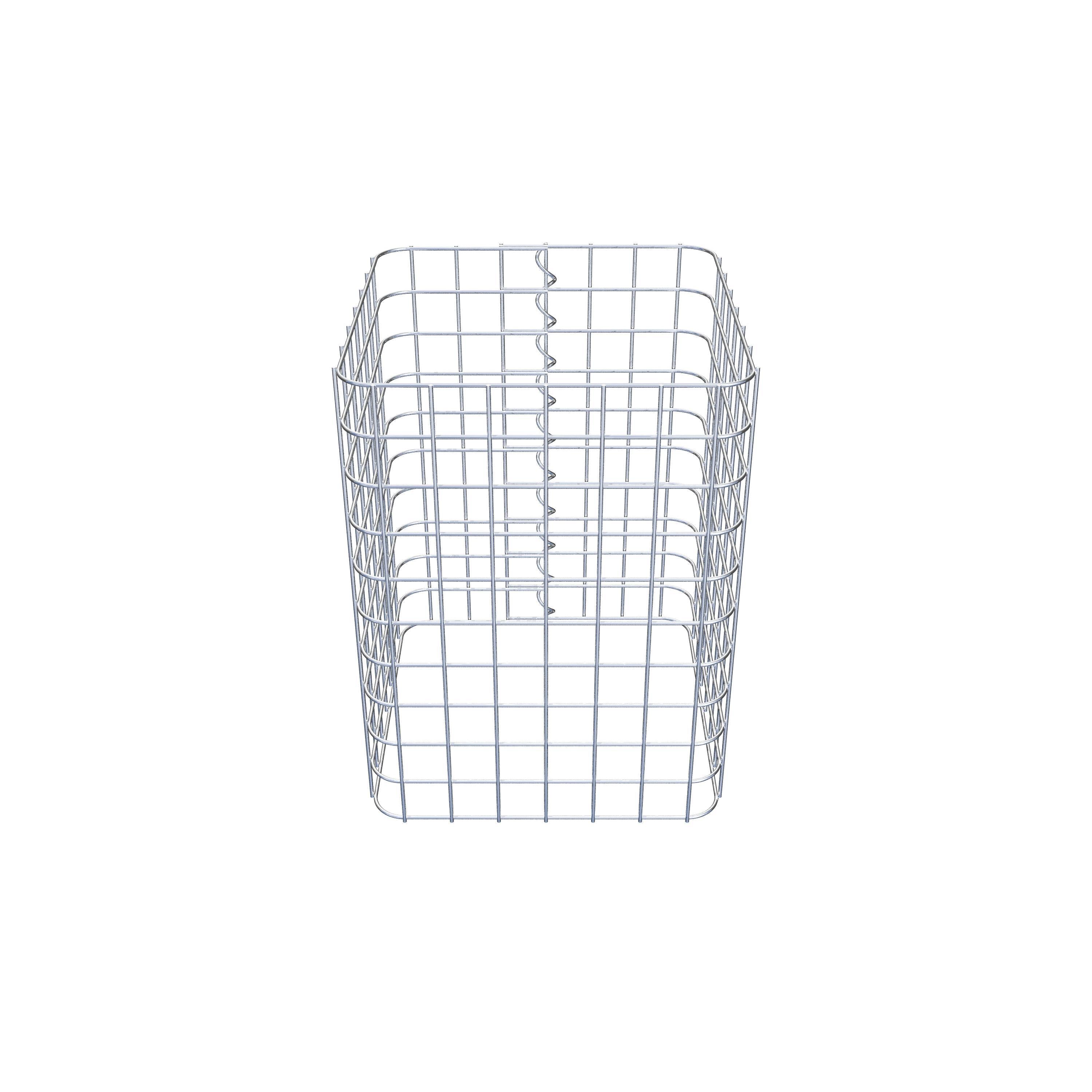 Colonne de gabion 37 x 37 cm MW 5 x 5 cm carré