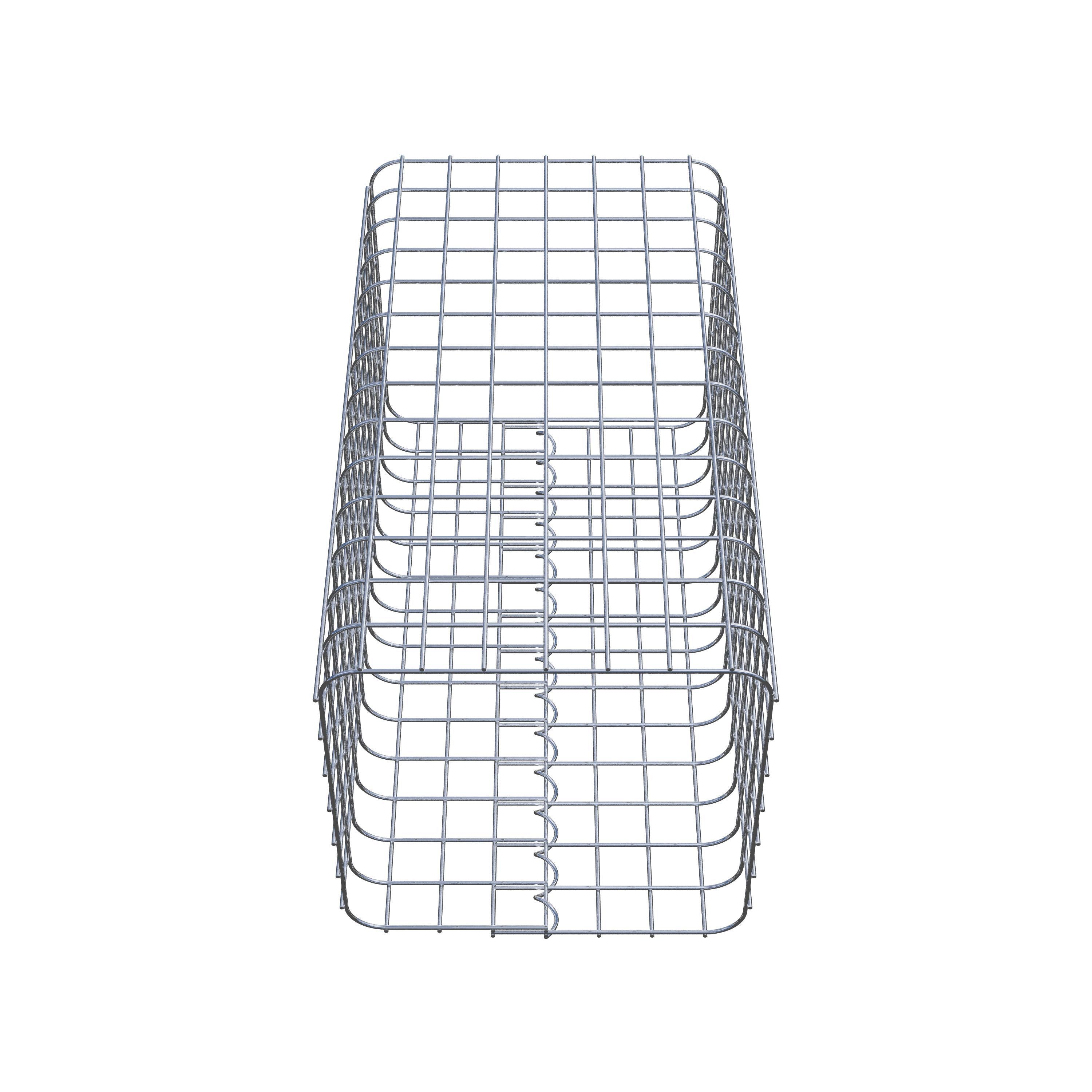 Colonne de gabion 37 x 37 cm MW 5 x 5 cm carré